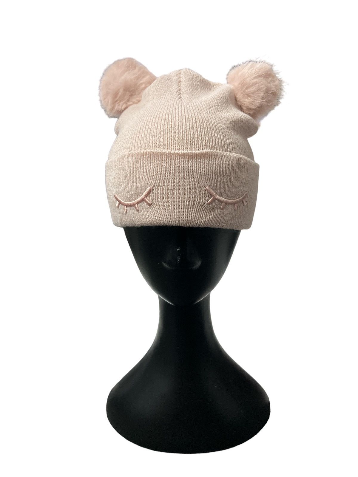 EAGLE HORN PINK BEANIE HAT