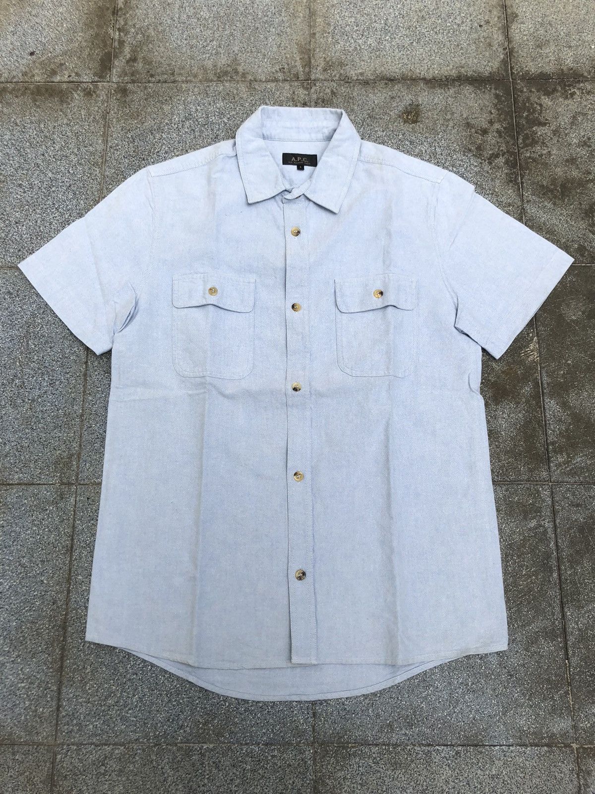 A.P.C. × Japanese Brand A.P.C Workshirt Size US S / EU 44-46 / 1 - 3 Thumbnail