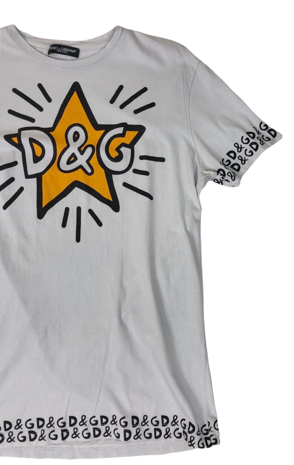 Dolce & Gabbana Dolce & Gabbana Pop Art Keith Haring T Shirt Size US M / EU 48-50 / 2 - 5 Thumbnail