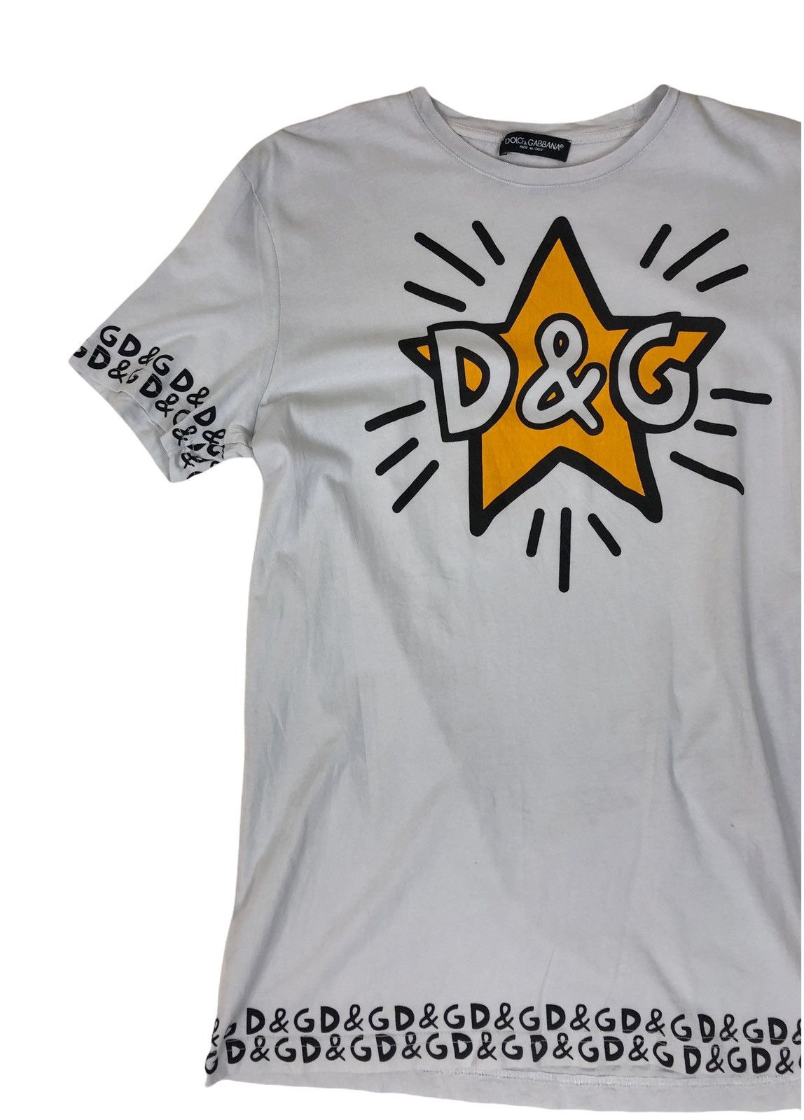 Dolce & Gabbana Dolce & Gabbana Pop Art Keith Haring T Shirt Size US M / EU 48-50 / 2 - 6 Thumbnail
