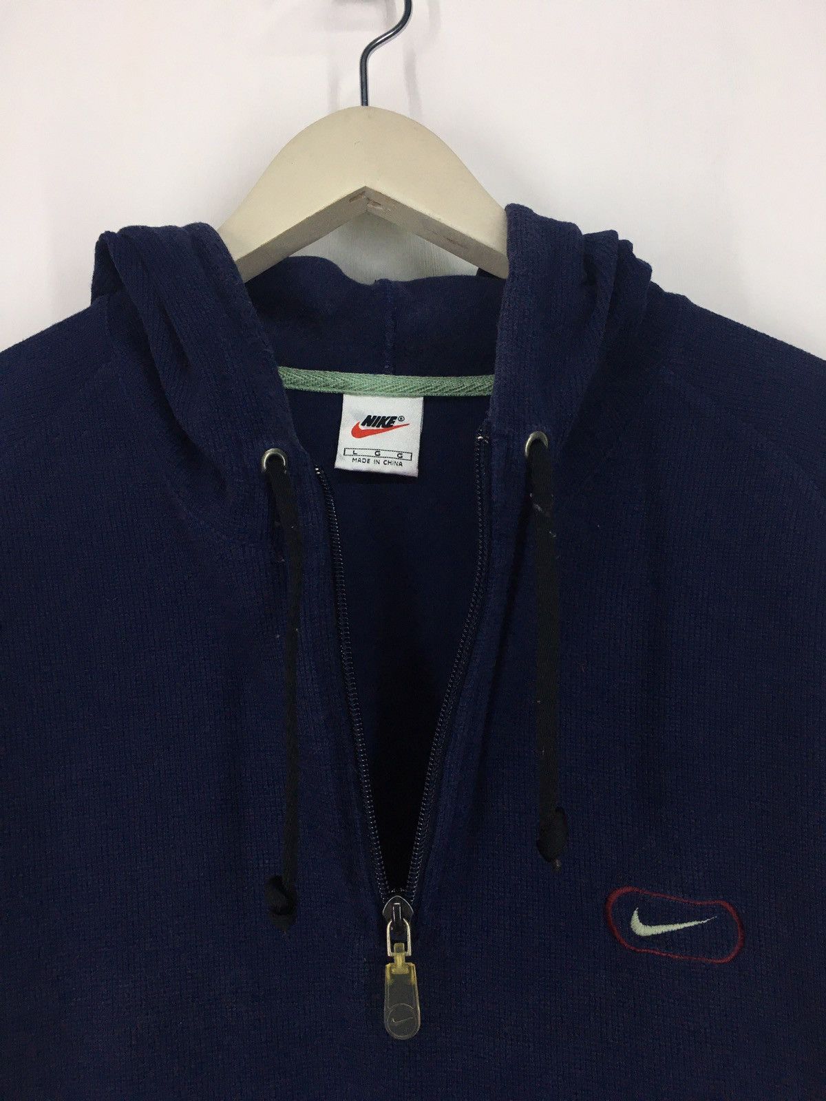 Nike Vintage 90s Nike hoodie Size US L / EU 52-54 / 3 - 4 Thumbnail