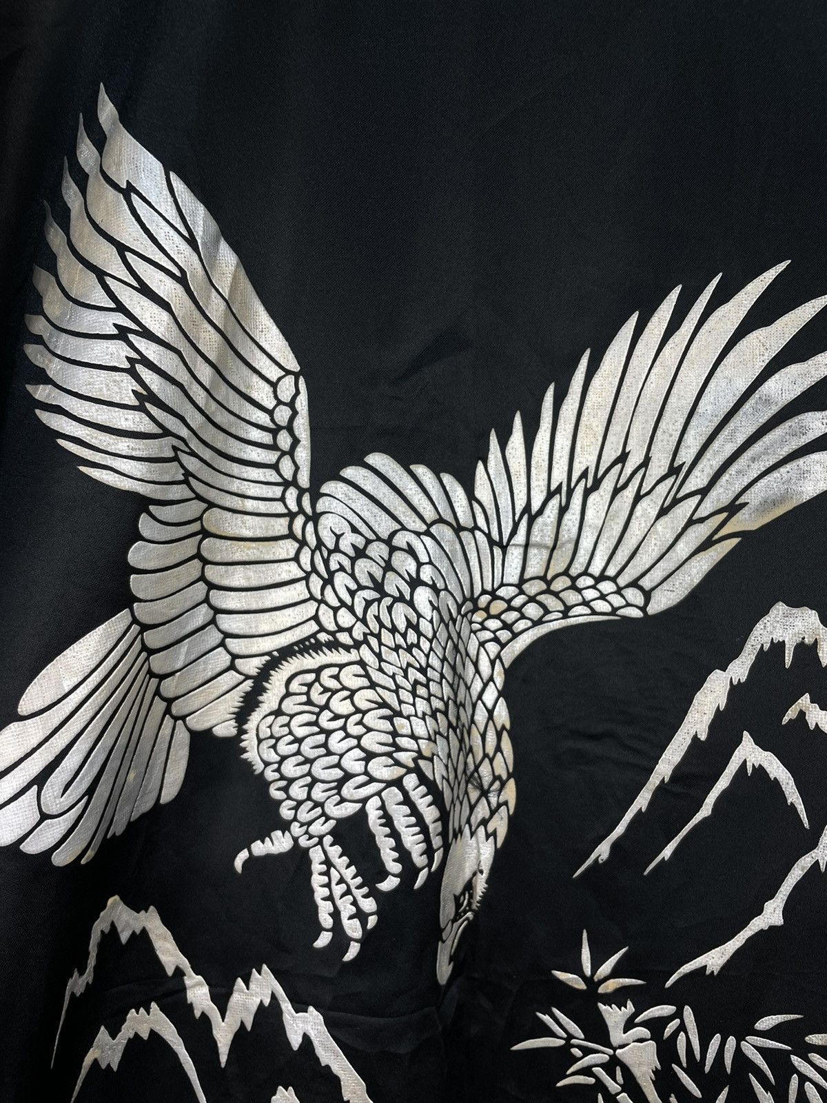 Japanese Brand Vintage Kimono Japan Tiger vs Eagle Size US L / EU 52-54 / 3 - 6 Thumbnail