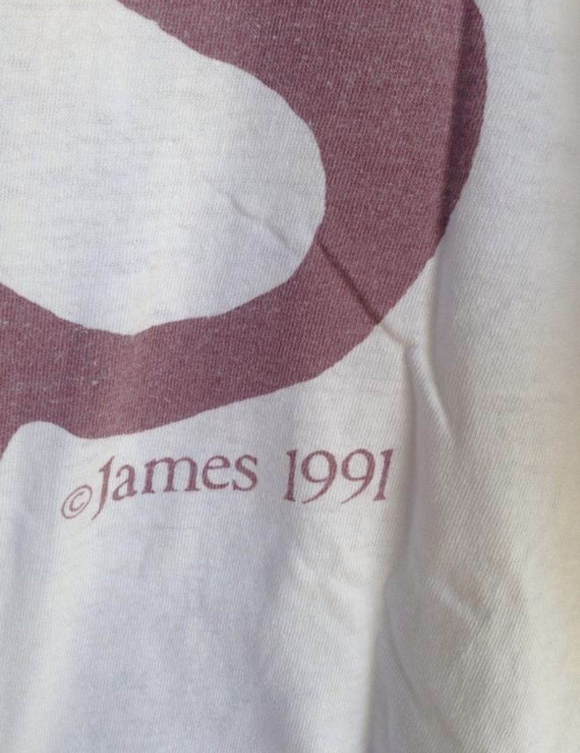 Band Tees Vintage 90s JAMES band britpop tshirt 1991 Size US L / EU 52-54 / 3 - 4 Thumbnail