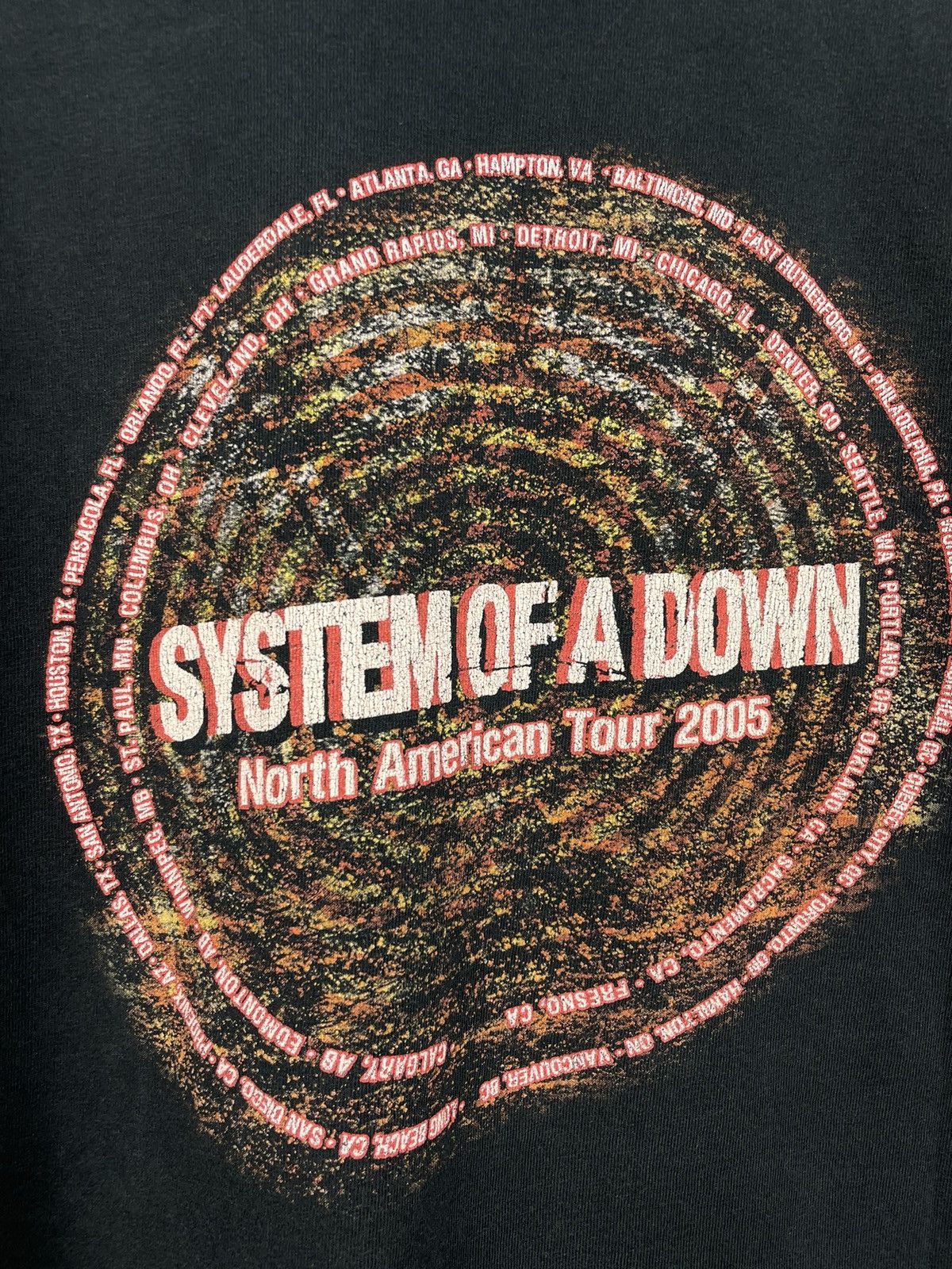 Band Tees Vintage Y2K System Of A Down 2005 tour promo t shirt Size US S / EU 44-46 / 1 - 5 Thumbnail