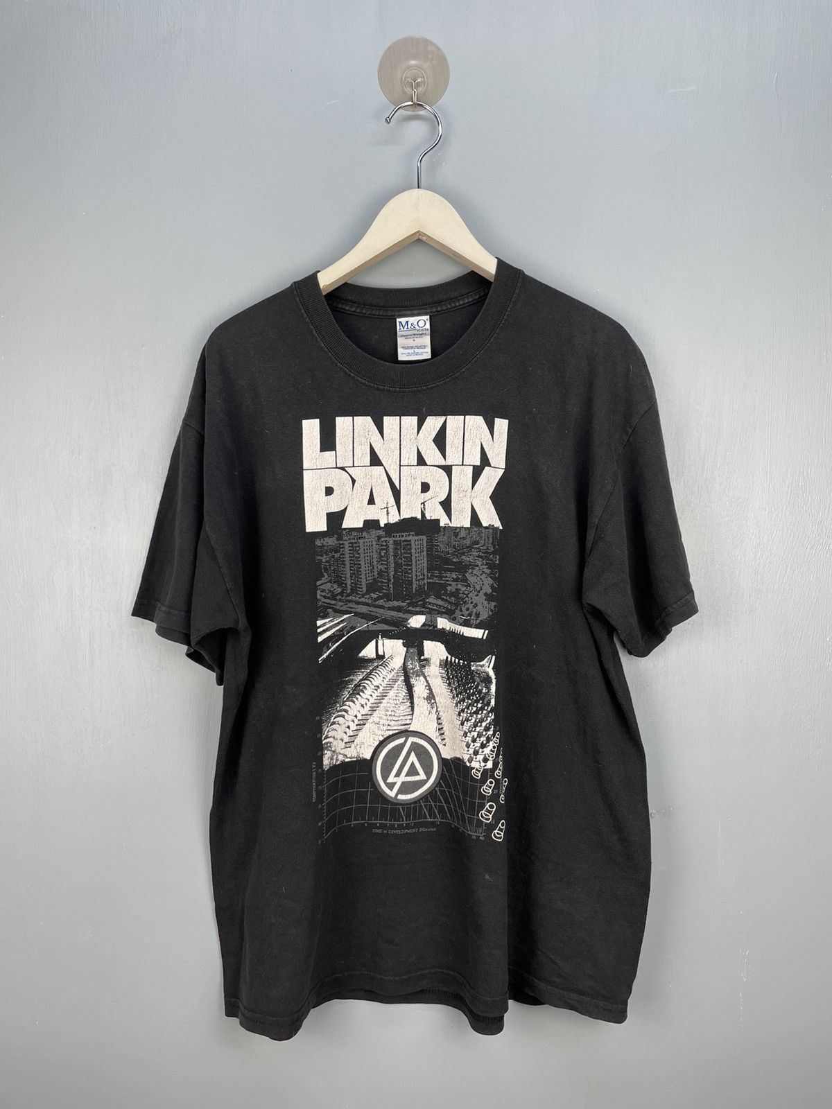 TULTEX LINKIN PARK Band T-Shirt (Women's Size M) cotton black type Vintage Second Hand