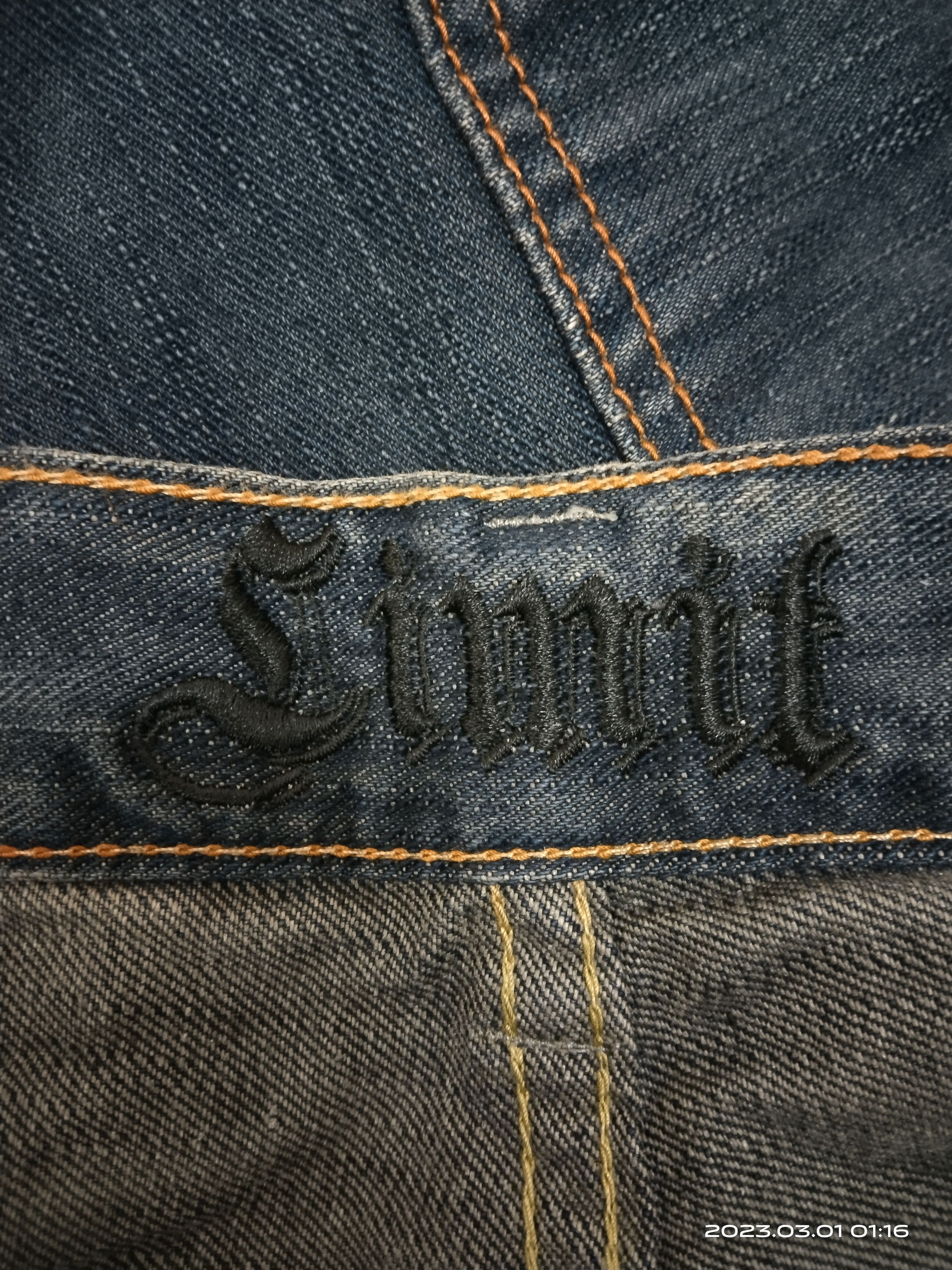 Japanese Brand FLARE🔥WASHED BLUE RIPED LIMIT DENIM PANTS Size US 33 - 9 Thumbnail