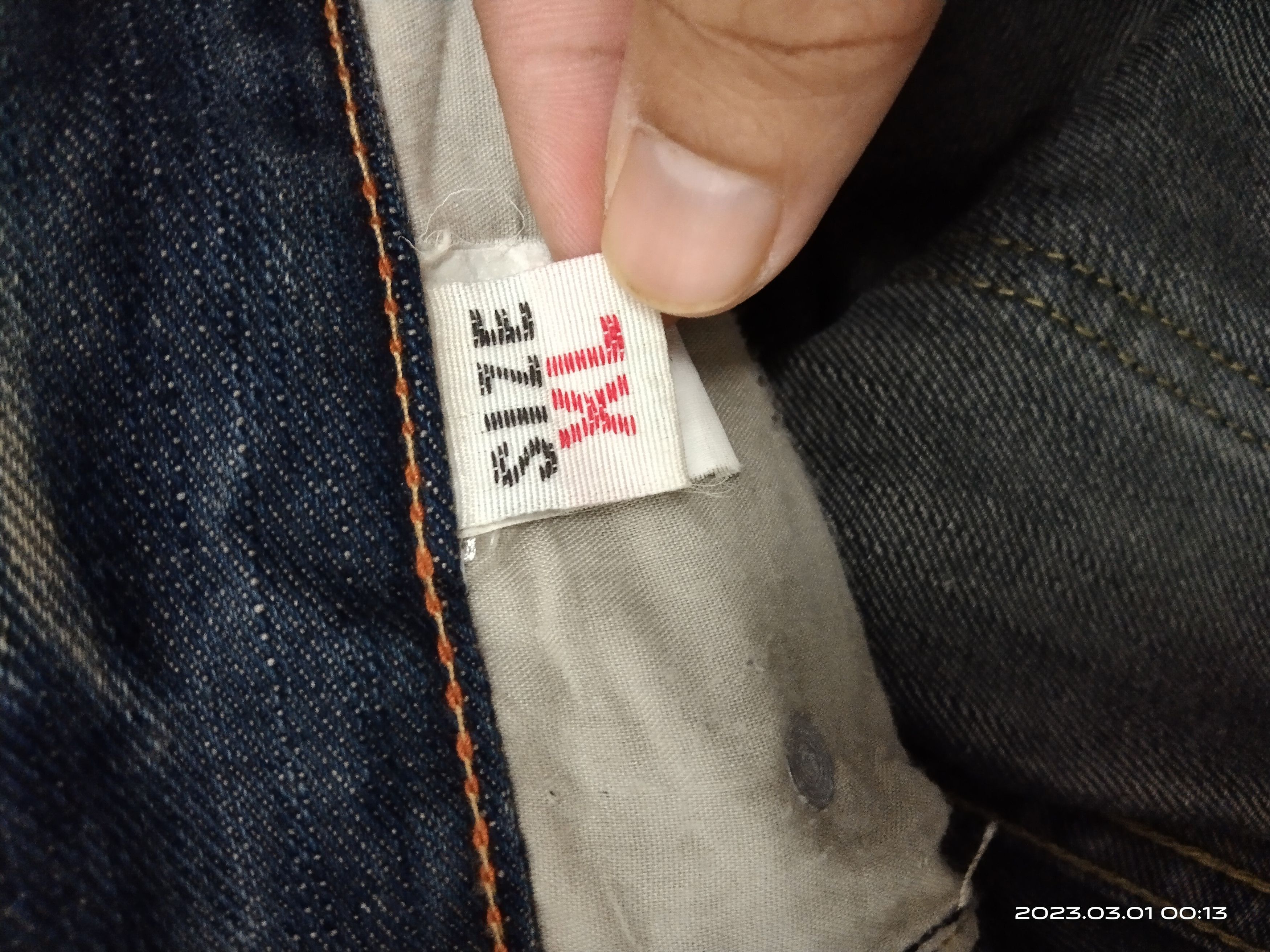Japanese Brand FLARE🔥WASHED BLUE RIPED LIMIT DENIM PANTS Size US 33 - 7 Thumbnail