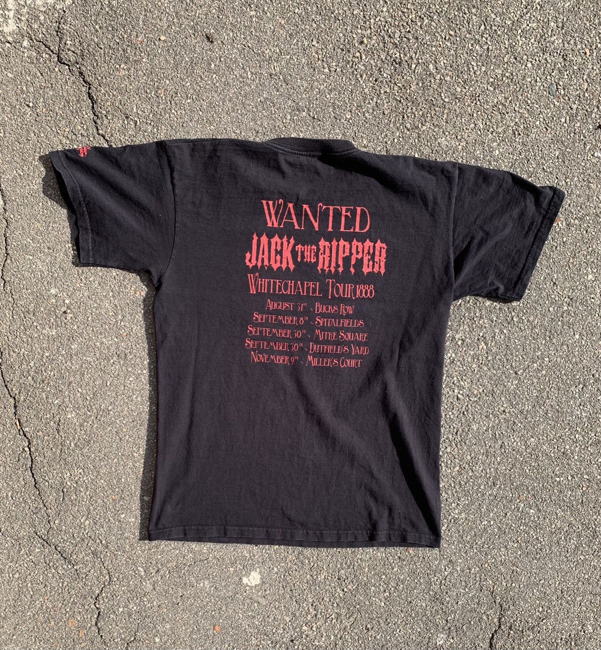 Expert Horror Vintage Jack The Ripper Tour 1888 Serial Killer Horror Dead Size US L / EU 52-54 / 3 - 2 Thumbnail