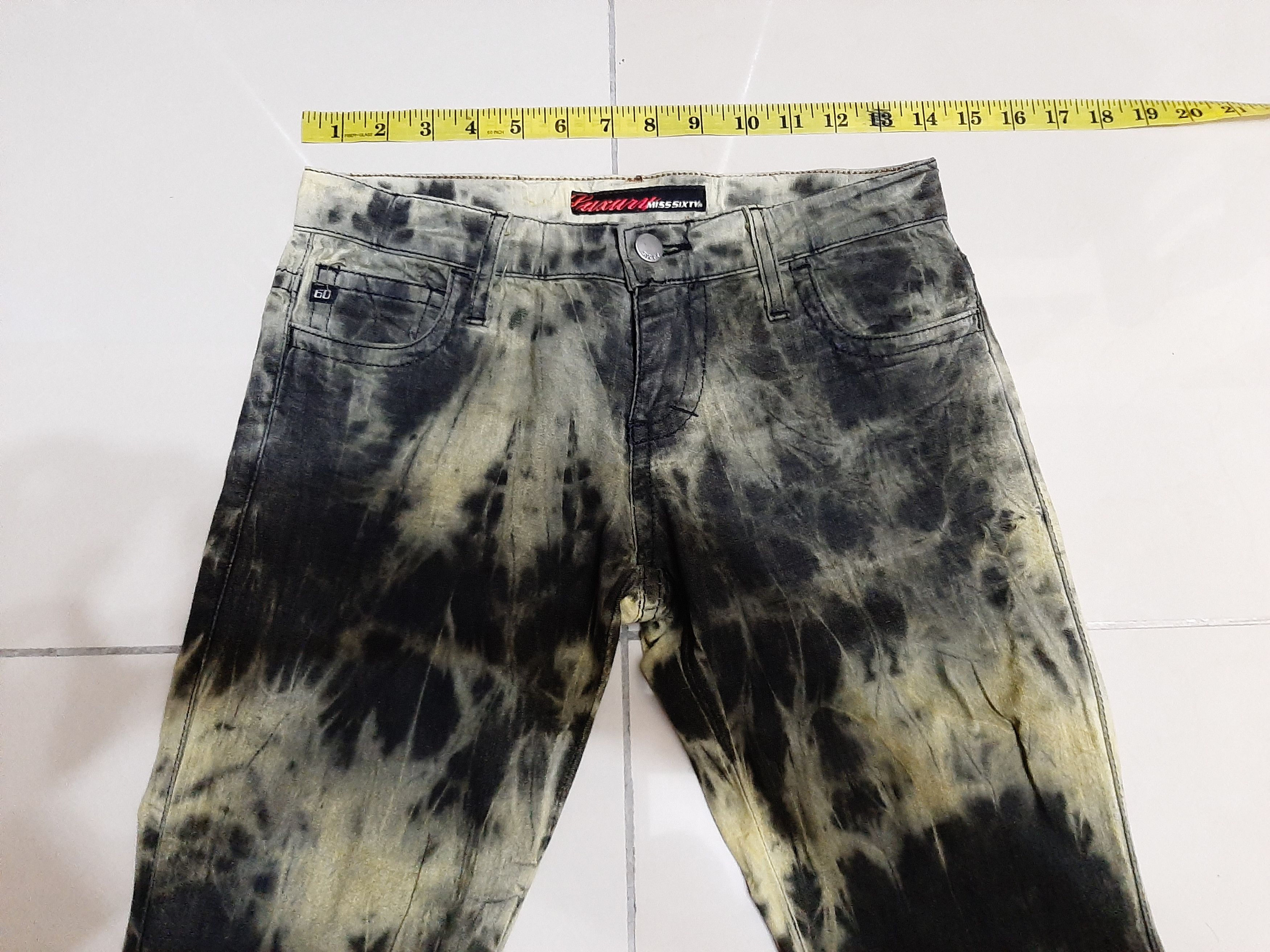Designer × Miss Sixty Miss Sixty Skinny zippers🔥punk goth distressed jeans🔥 Size 25" / US 0 / IT 36 - 2 Thumbnail