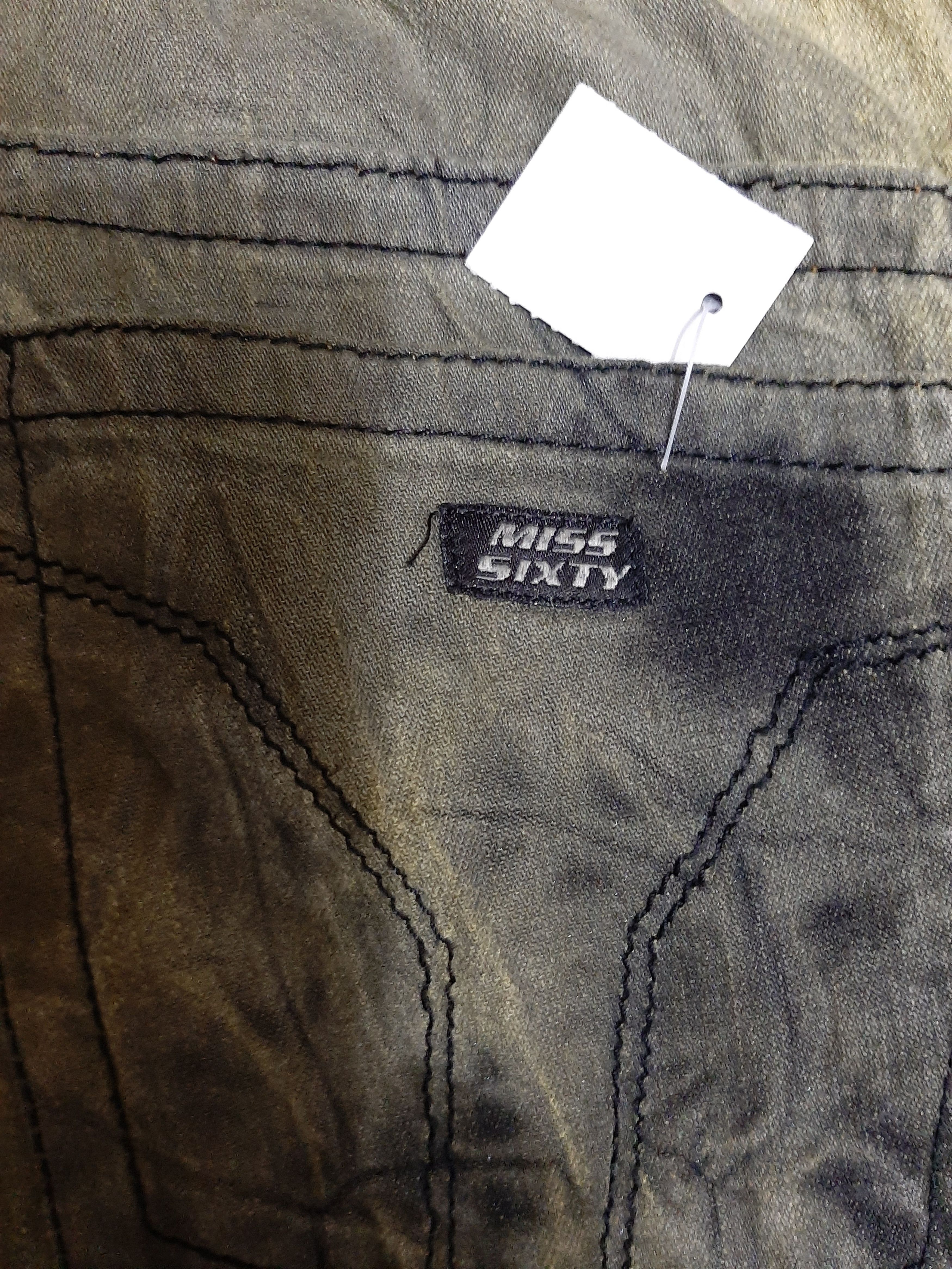 Designer × Miss Sixty Miss Sixty Skinny zippers🔥punk goth distressed jeans🔥 Size 25" / US 0 / IT 36 - 7 Thumbnail