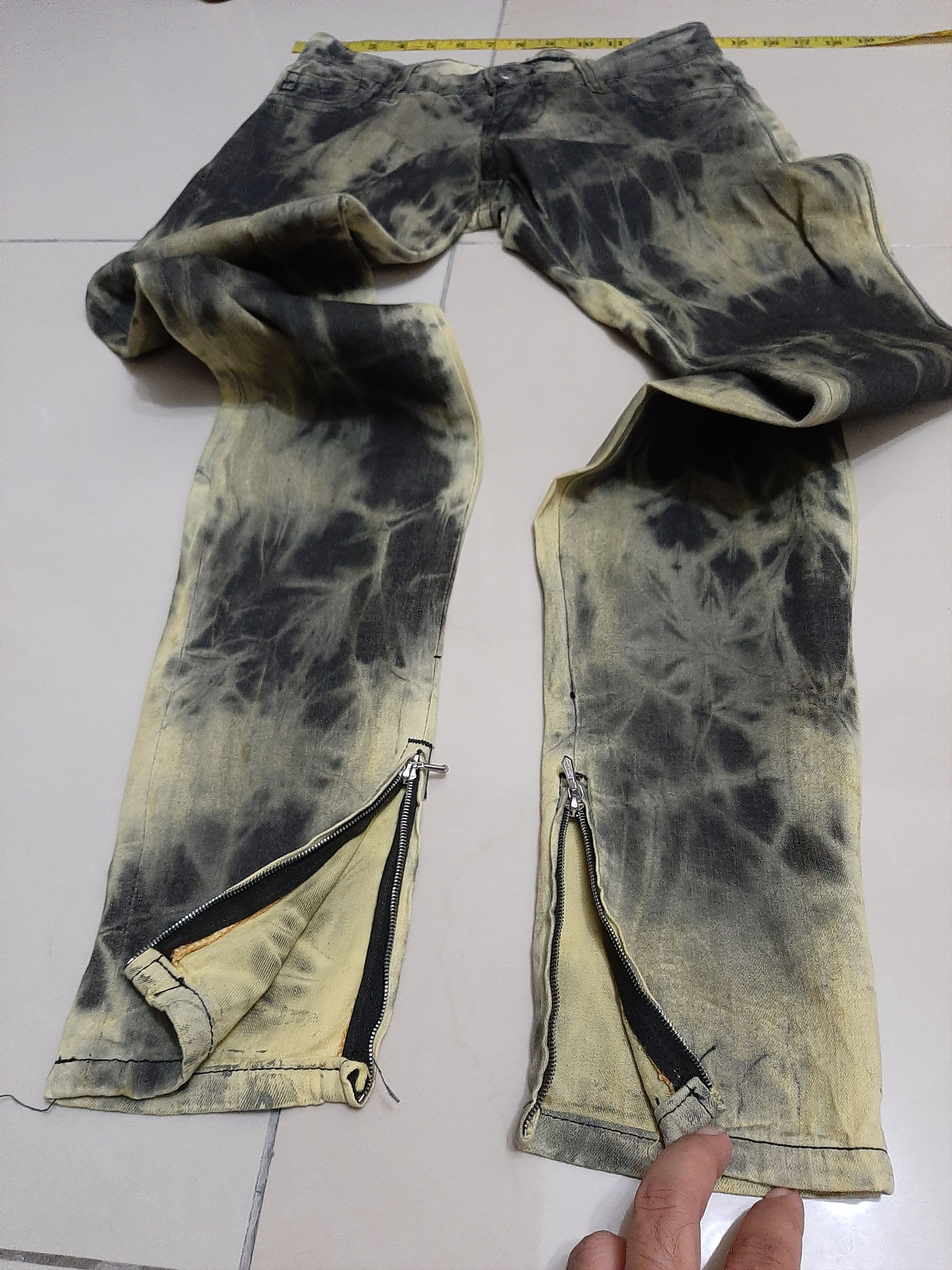 Designer × Miss Sixty Miss Sixty Skinny zippers🔥punk goth distressed jeans🔥 Size 25" / US 0 / IT 36 - 8 Thumbnail