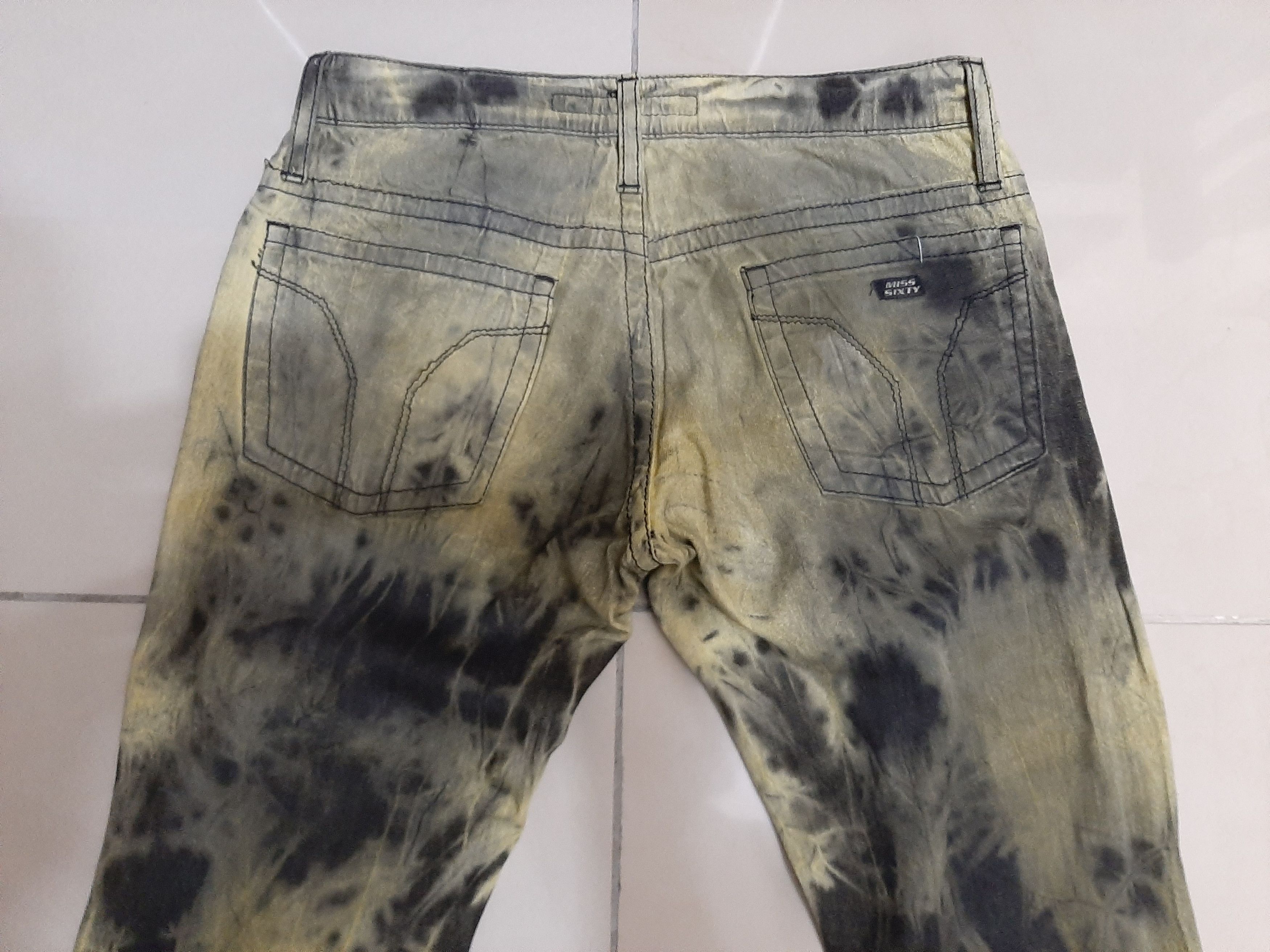 Designer × Miss Sixty Miss Sixty Skinny zippers🔥punk goth distressed jeans🔥 Size 25" / US 0 / IT 36 - 4 Thumbnail