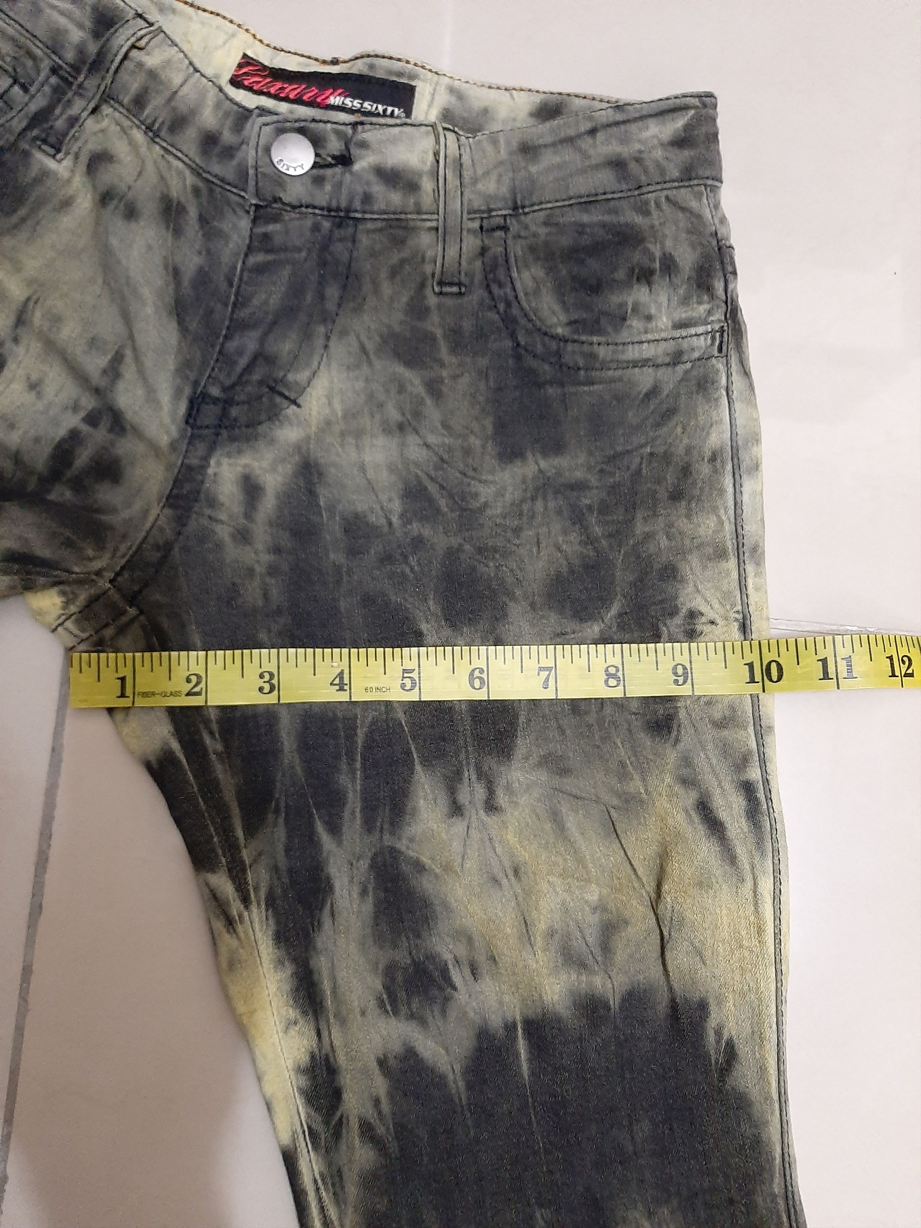Designer × Miss Sixty Miss Sixty Skinny zippers🔥punk goth distressed jeans🔥 Size 25" / US 0 / IT 36 - 17 Thumbnail