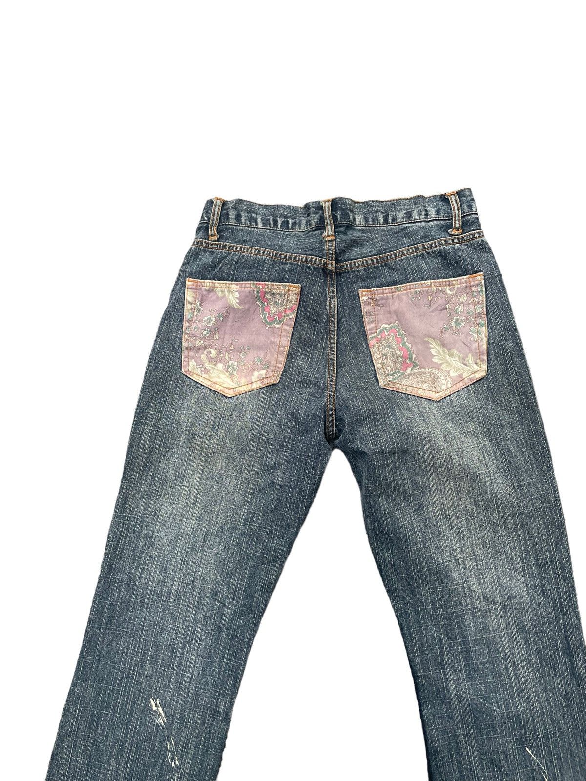 Japanese Brand Freebeat Diag Distresed Denim Size US 30 / EU 46 - 8 Thumbnail