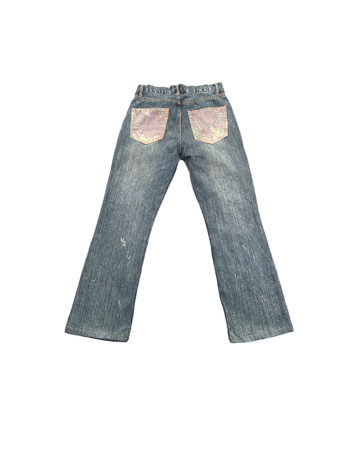 Japanese Brand Freebeat Diag Distresed Denim Size US 30 / EU 46 - 7 Thumbnail