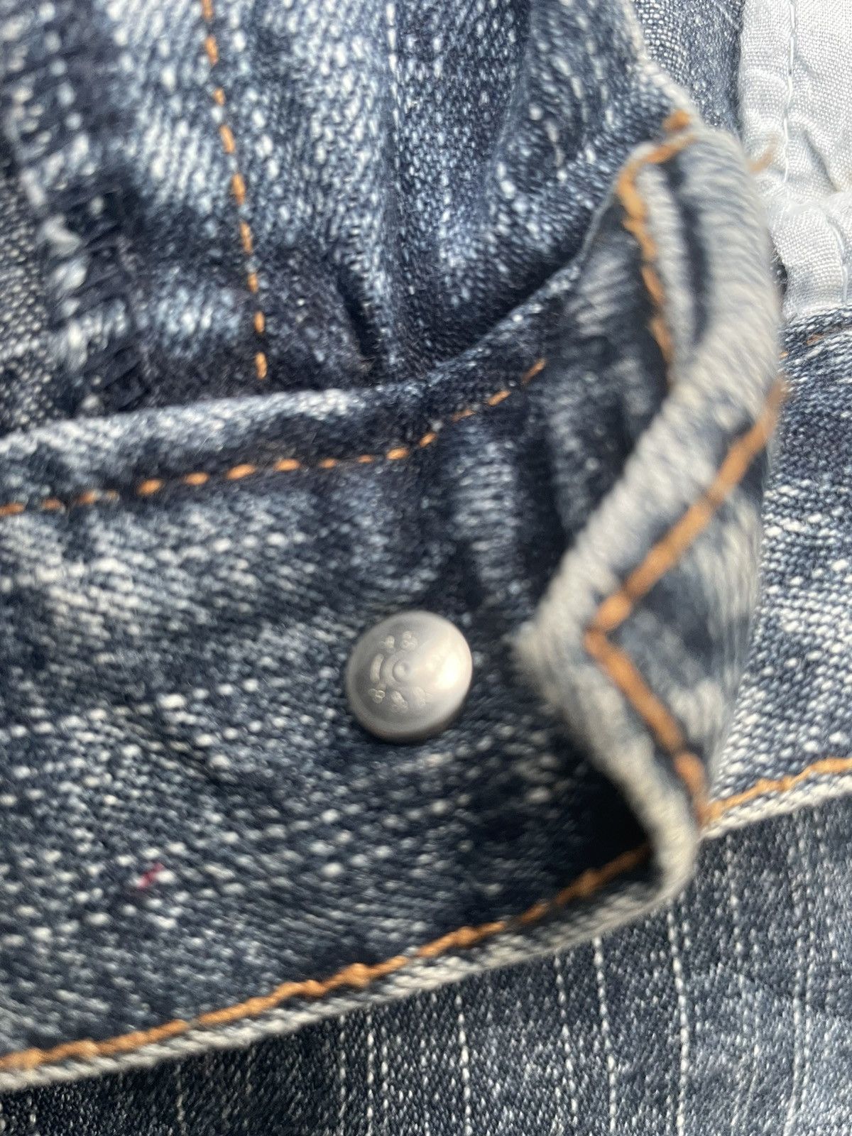Japanese Brand Freebeat Diag Distresed Denim Size US 30 / EU 46 - 13 Thumbnail