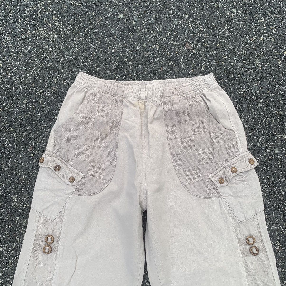 Japanese Brand UNIQUE DESIGN Japan Baggy Ankle Spring Waist Pants Free Size Size US 30 / EU 46 - 2 Thumbnail