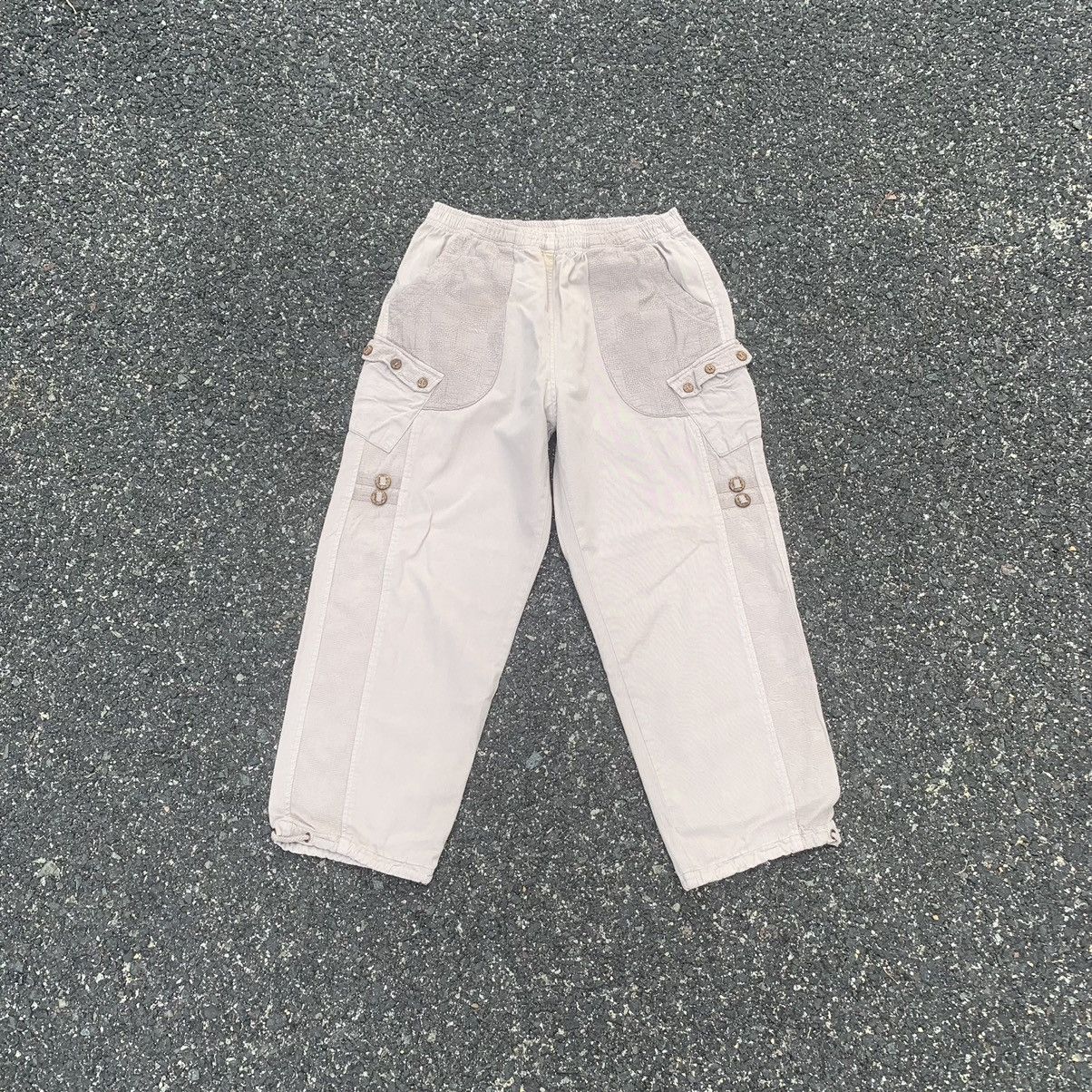 Japanese Brand UNIQUE DESIGN Japan Baggy Ankle Spring Waist Pants Free Size Size US 30 / EU 46 - 1 Thumbnail