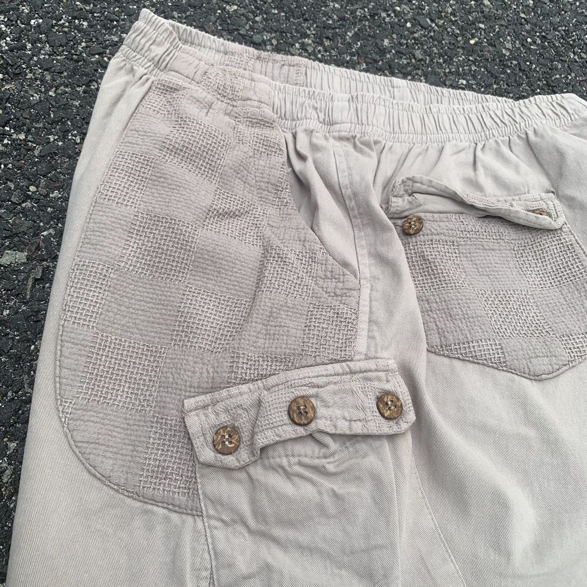 Japanese Brand UNIQUE DESIGN Japan Baggy Ankle Spring Waist Pants Free Size Size US 30 / EU 46 - 19 Thumbnail
