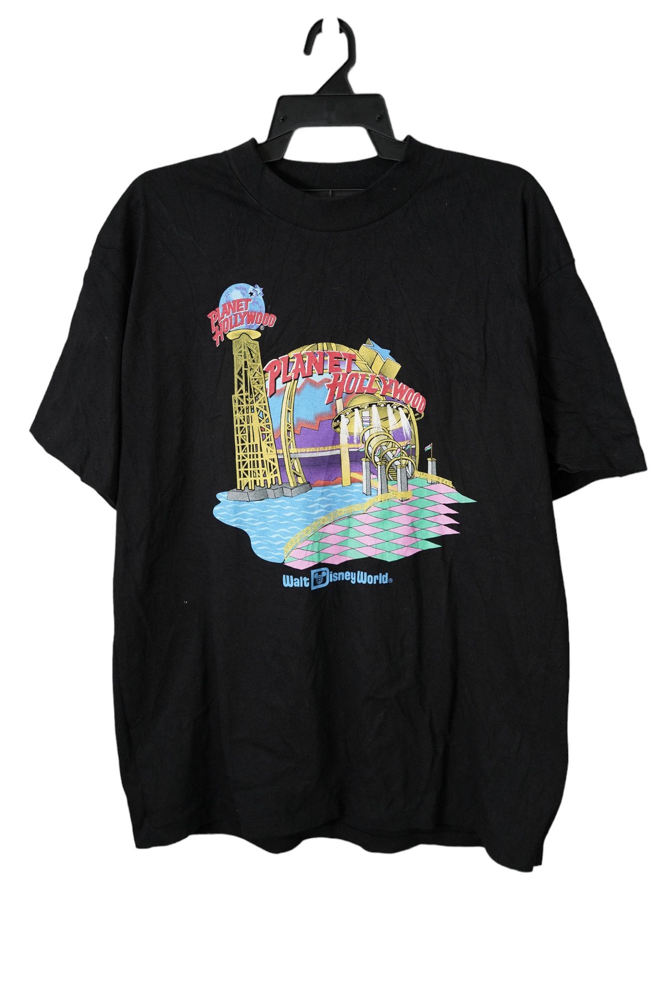 Planet Hollywood × Vintage Vintage Planet Hollywood x Walt Disney Tee Size US XL / EU 56 / 4 - 2 Thumbnail