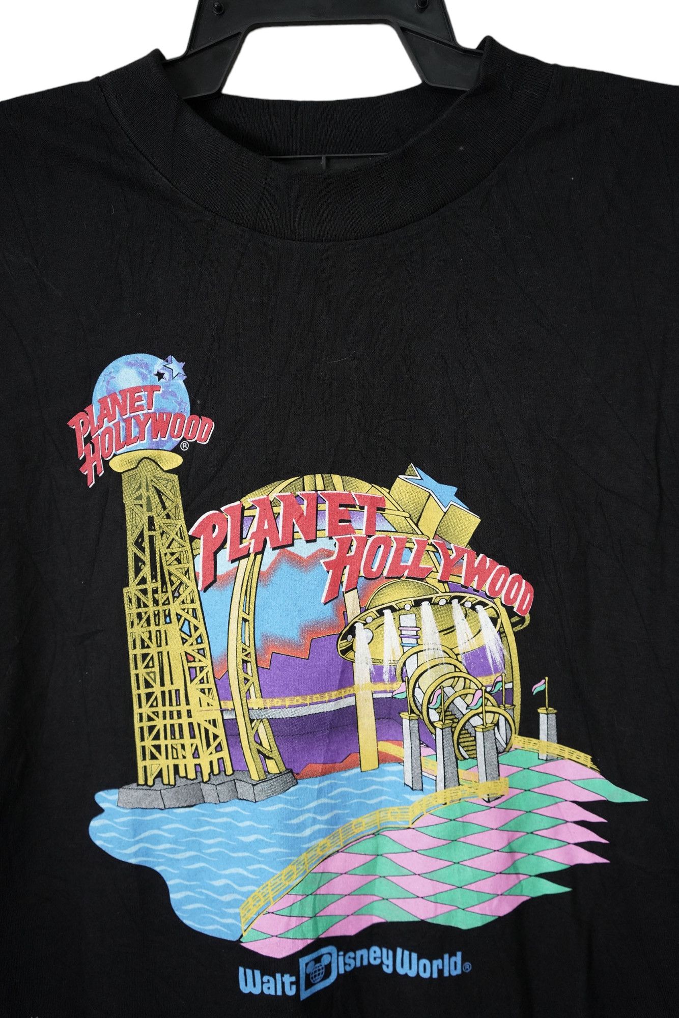 Planet Hollywood × Vintage Vintage Planet Hollywood x Walt Disney Tee Size US XL / EU 56 / 4 - 3 Thumbnail