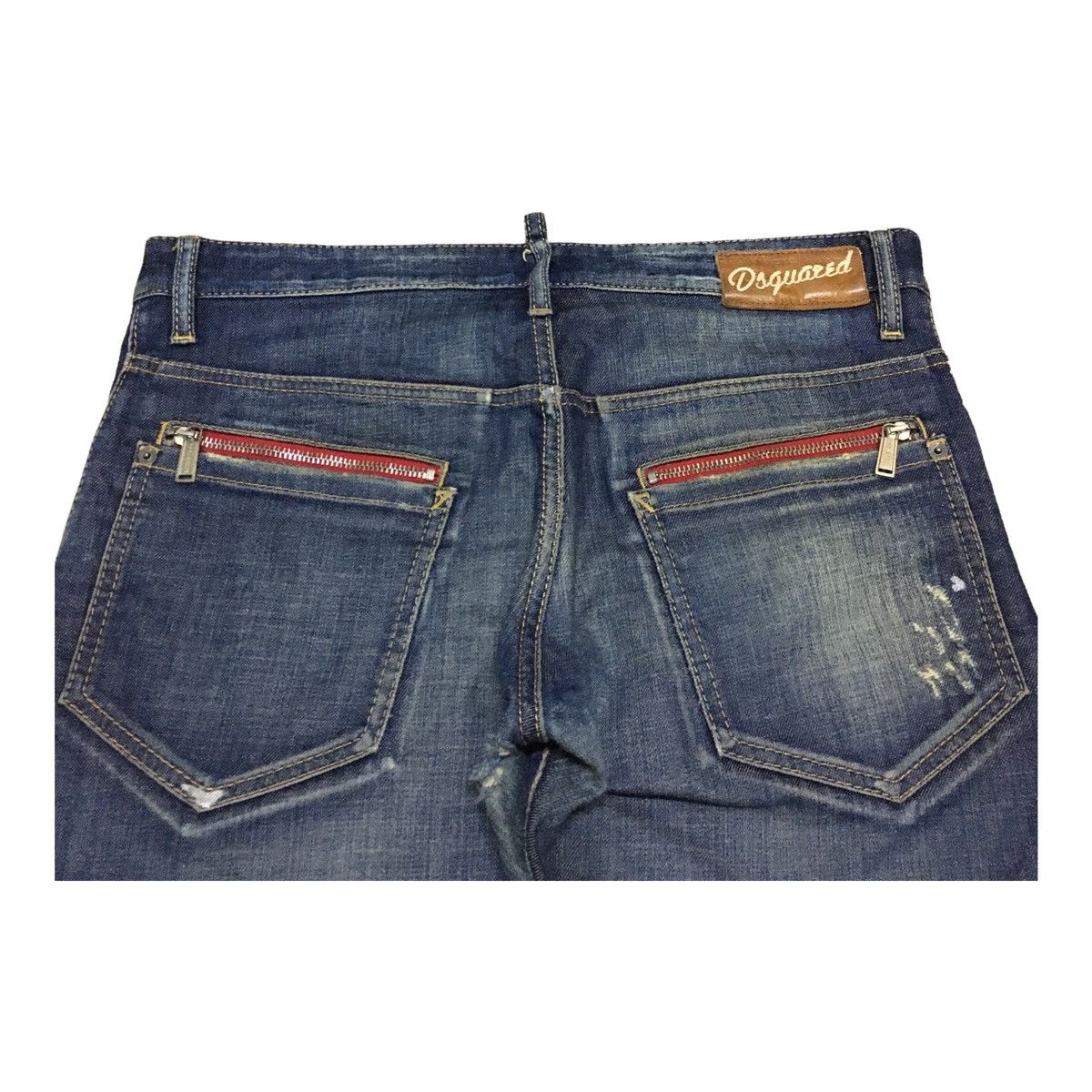 Dsquared2 Rare Design Vintage Brand Dsquared2 Jeans 2000s Size US 35 - 4 Thumbnail