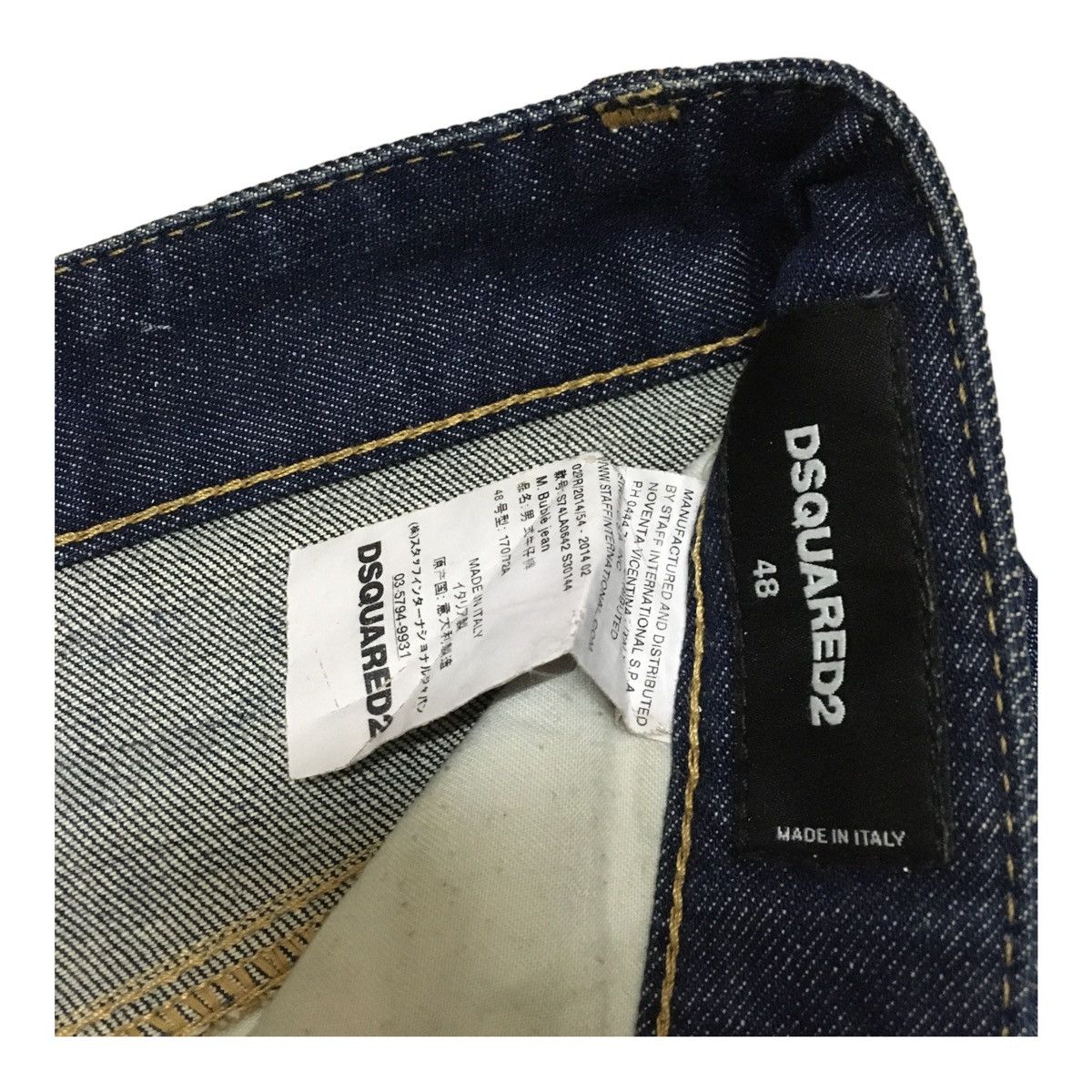Dsquared2 Rare Design Vintage Brand Dsquared2 Jeans 2000s Size US 35 - 7 Thumbnail