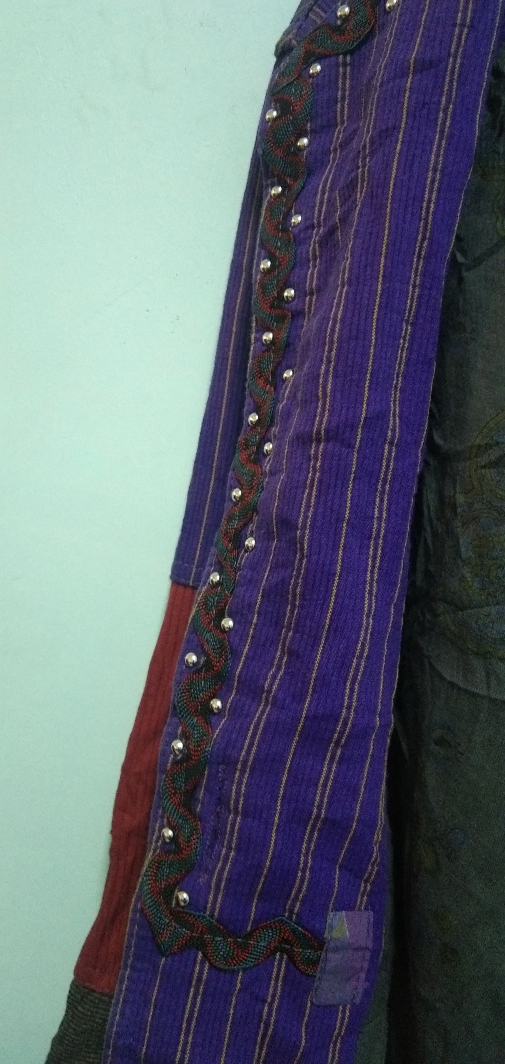 Japanese Brand PAISLEY PATCH WORK JACKET Size US L / EU 52-54 / 3 - 6 Thumbnail