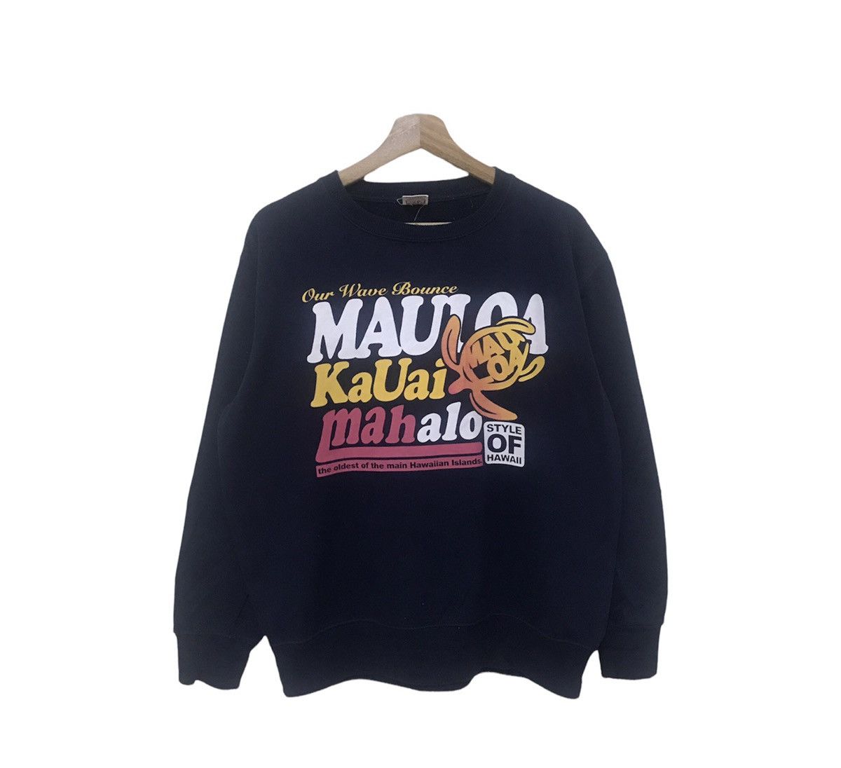 Vintage Vintage Mauloa Style Of Hawaii Sweatshirt Big Logo Spellout Size US L / EU 52-54 / 3 - 2 Thumbnail