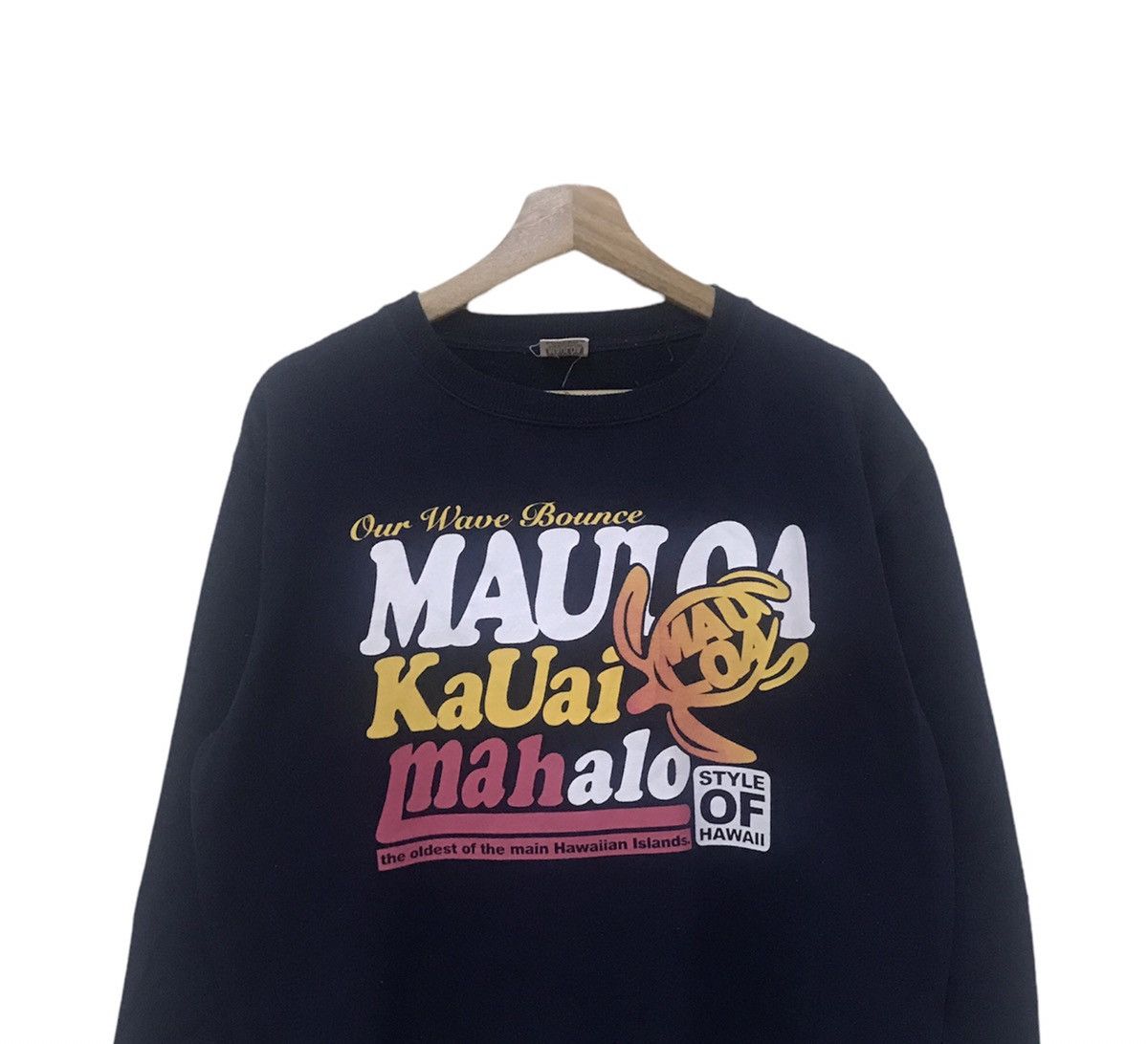 Vintage Vintage Mauloa Style Of Hawaii Sweatshirt Big Logo Spellout Size US L / EU 52-54 / 3 - 4 Thumbnail