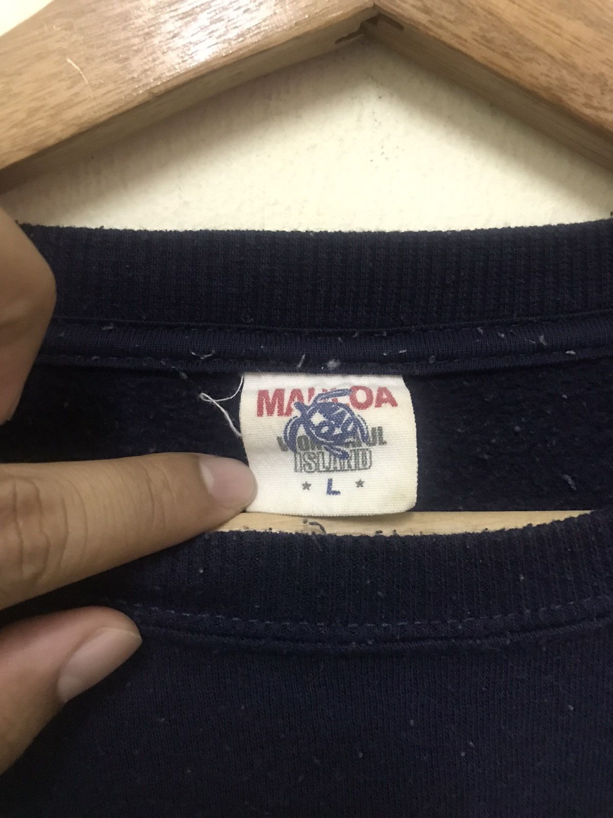 Vintage Vintage Mauloa Style Of Hawaii Sweatshirt Big Logo Spellout Size US L / EU 52-54 / 3 - 9 Thumbnail