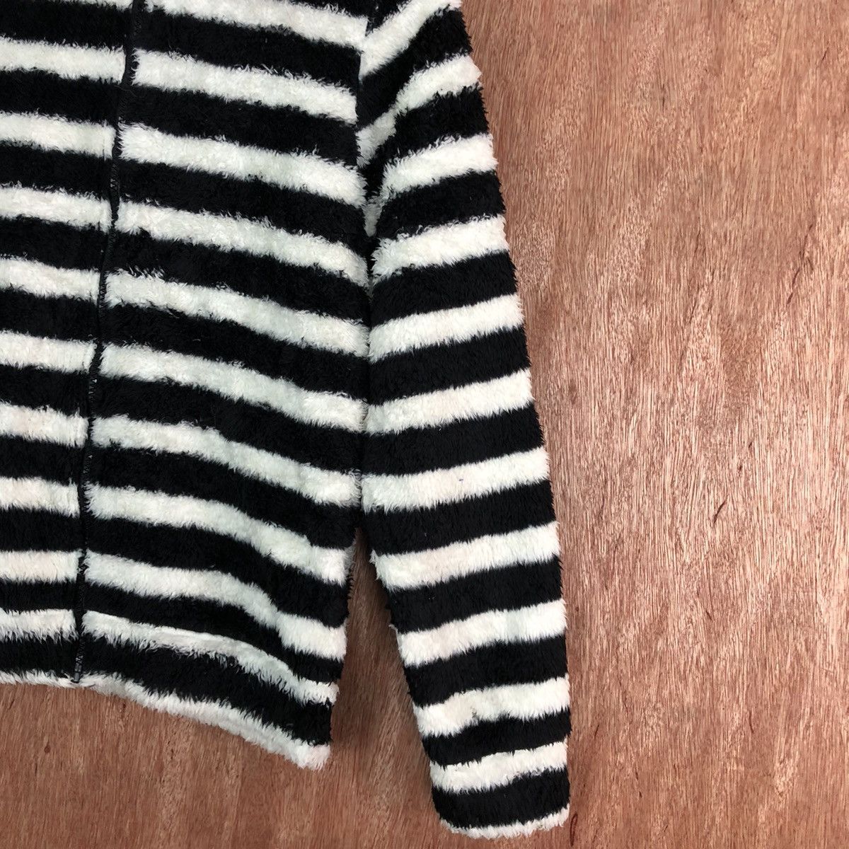 Homespun Knitwear × OVER THE STRiPES DL Merrily Striped Mohair Knit Sweater like cobain #c324 Size S / US 4 / IT 40 - 5 Thumbnail