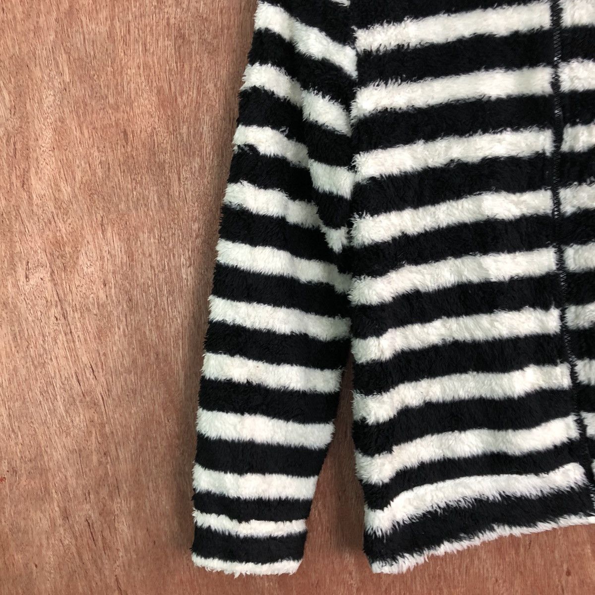 Homespun Knitwear × OVER THE STRiPES DL Merrily Striped Mohair Knit Sweater like cobain #c324 Size S / US 4 / IT 40 - 7 Thumbnail