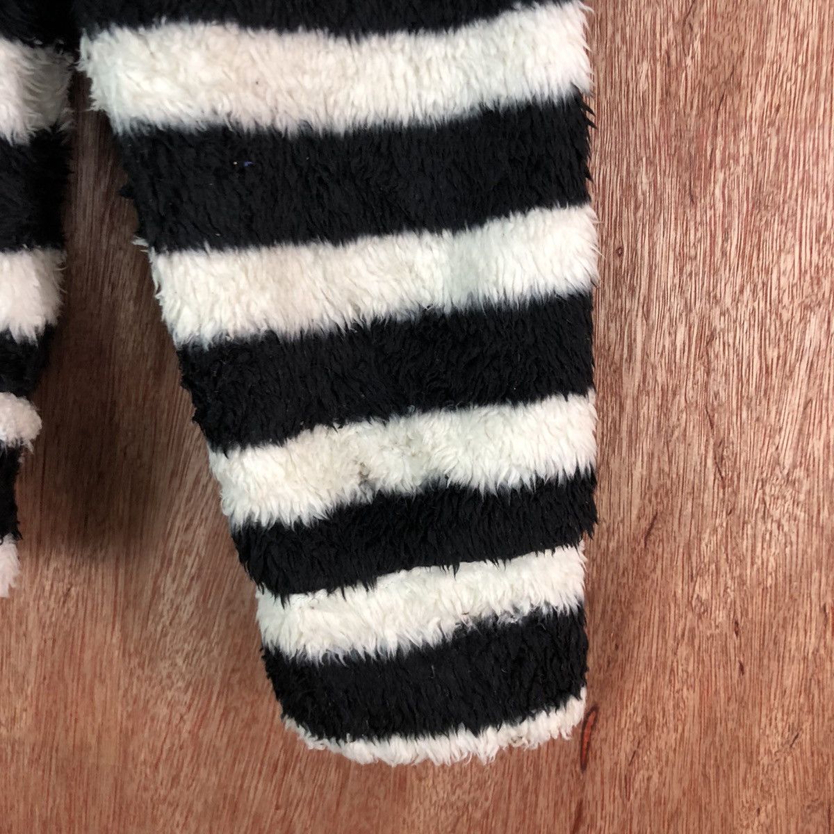 Homespun Knitwear × OVER THE STRiPES DL Merrily Striped Mohair Knit Sweater like cobain #c324 Size S / US 4 / IT 40 - 4 Thumbnail