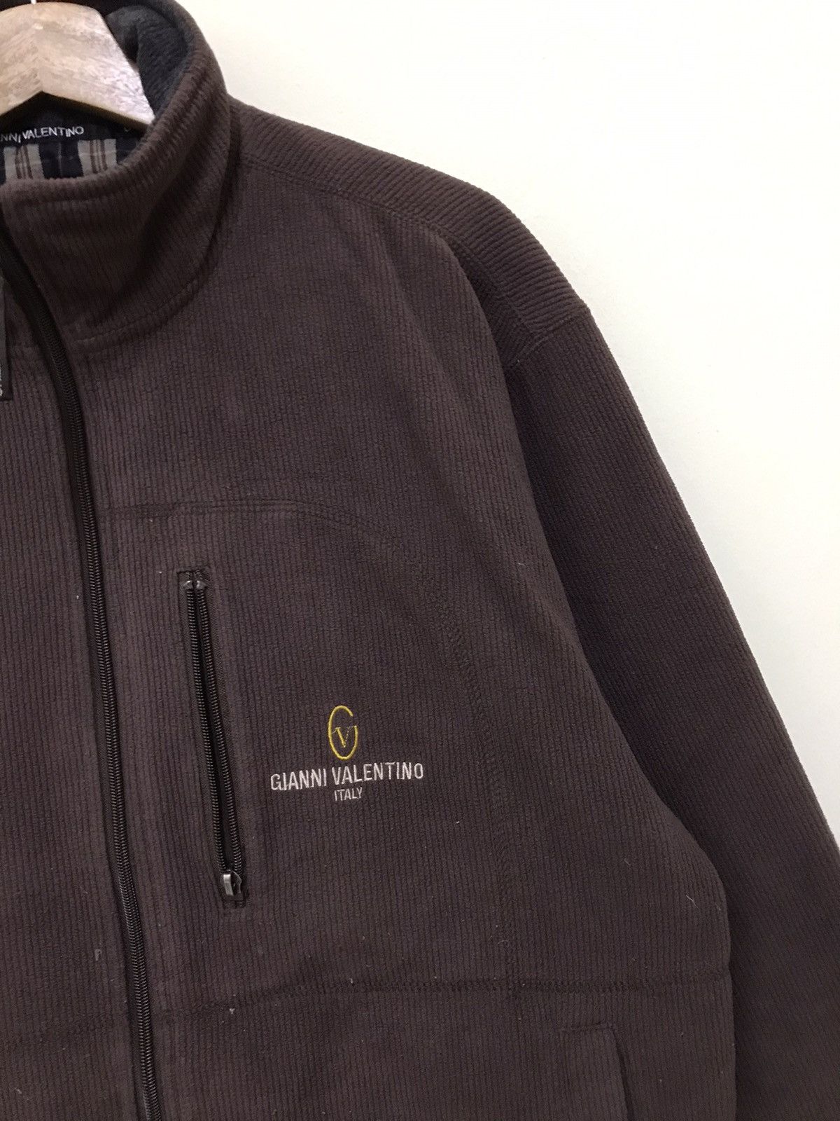 Gianni Valentino × Valentino Vintage Italian Designer Gianni Valentino Zipper Jacket Size US L / EU 52-54 / 3 - 5 Thumbnail