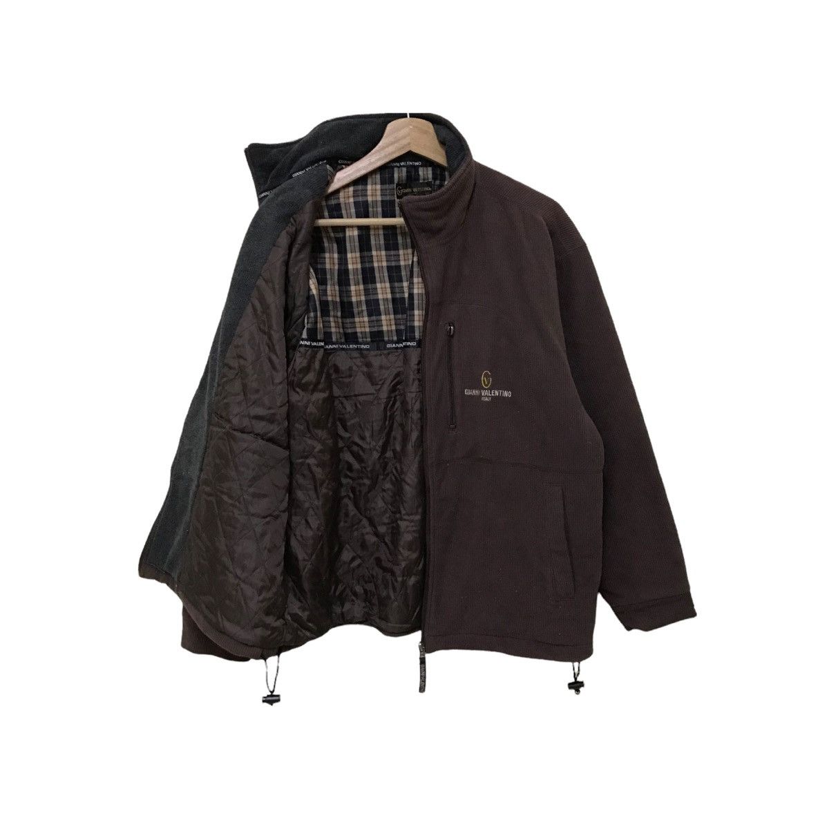 Gianni Valentino × Valentino Vintage Italian Designer Gianni Valentino Zipper Jacket Size US L / EU 52-54 / 3 - 1 Thumbnail