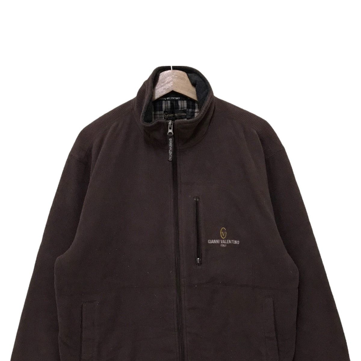 Gianni Valentino × Valentino Vintage Italian Designer Gianni Valentino Zipper Jacket Size US L / EU 52-54 / 3 - 3 Thumbnail