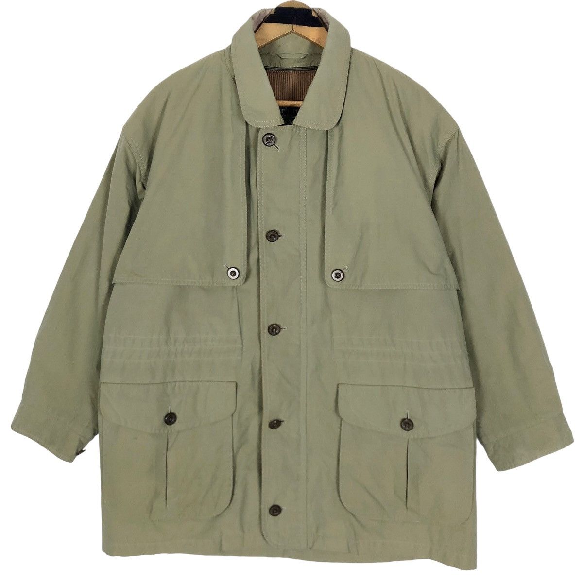 Burberry Vintage Burberrys London Parka Jacket Size US L / EU 52-54 / 3 - 1 Thumbnail