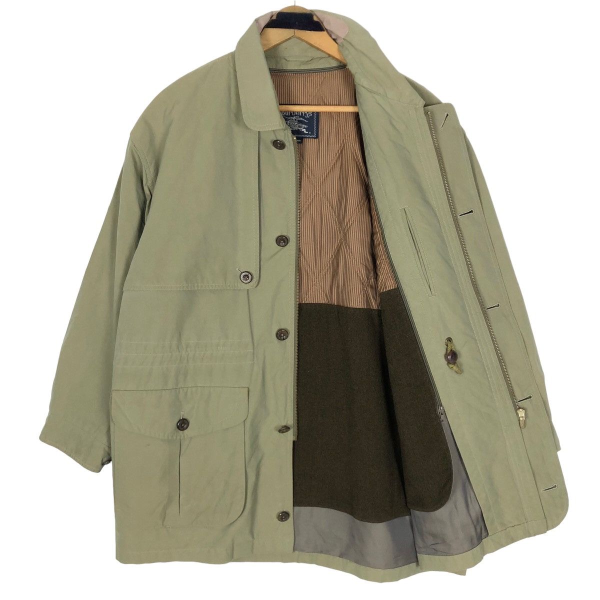 Burberry Vintage Burberrys London Parka Jacket Size US L / EU 52-54 / 3 - 8 Thumbnail
