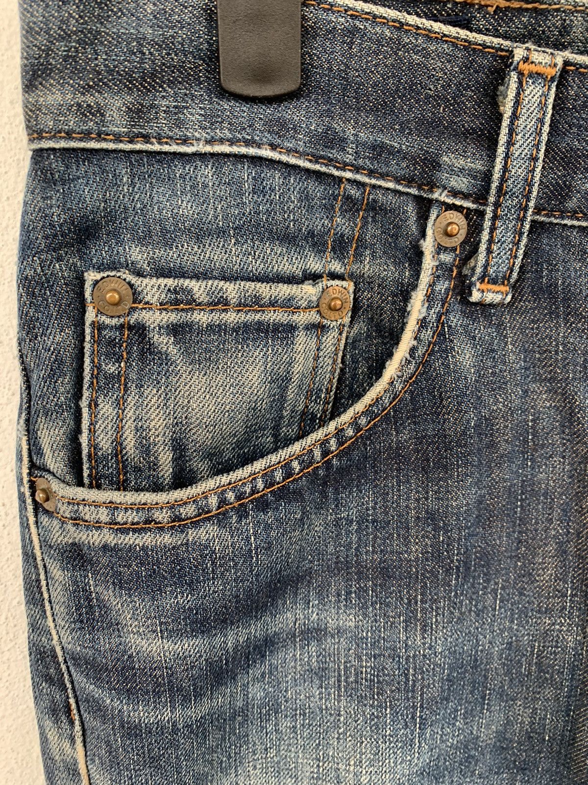Edwin Vintage Edwin 503 Regular Season Denim Size US 33 - 6 Thumbnail
