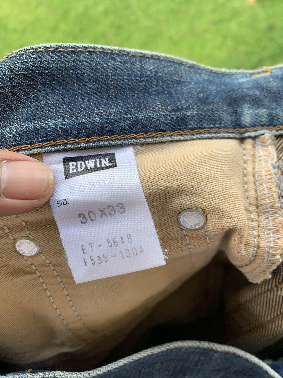 Edwin Vintage Edwin 503 Regular Season Denim Size US 33 - 9 Thumbnail