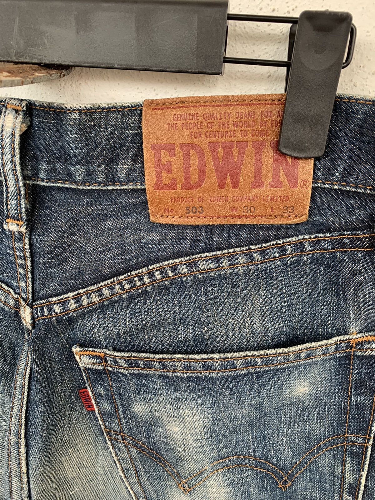 Edwin Vintage Edwin 503 Regular Season Denim Size US 33 - 7 Thumbnail