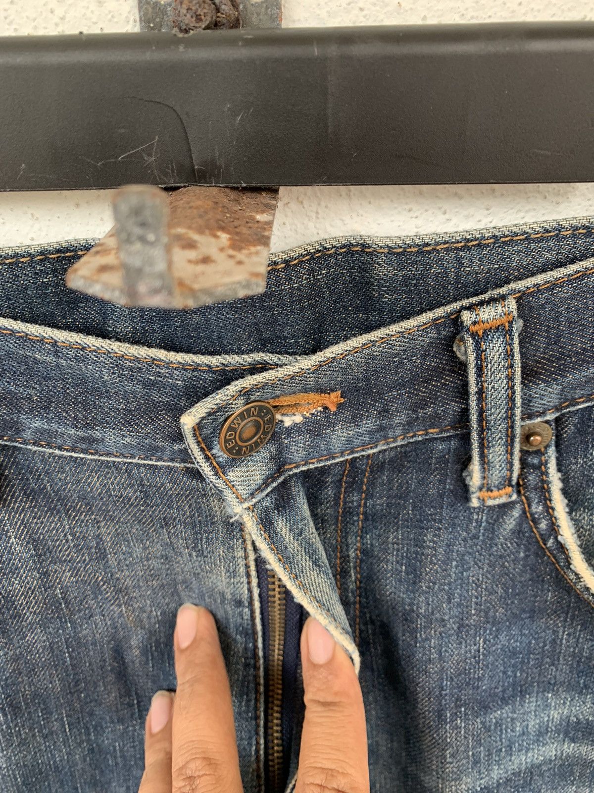 Edwin Vintage Edwin 503 Regular Season Denim Size US 33 - 5 Thumbnail