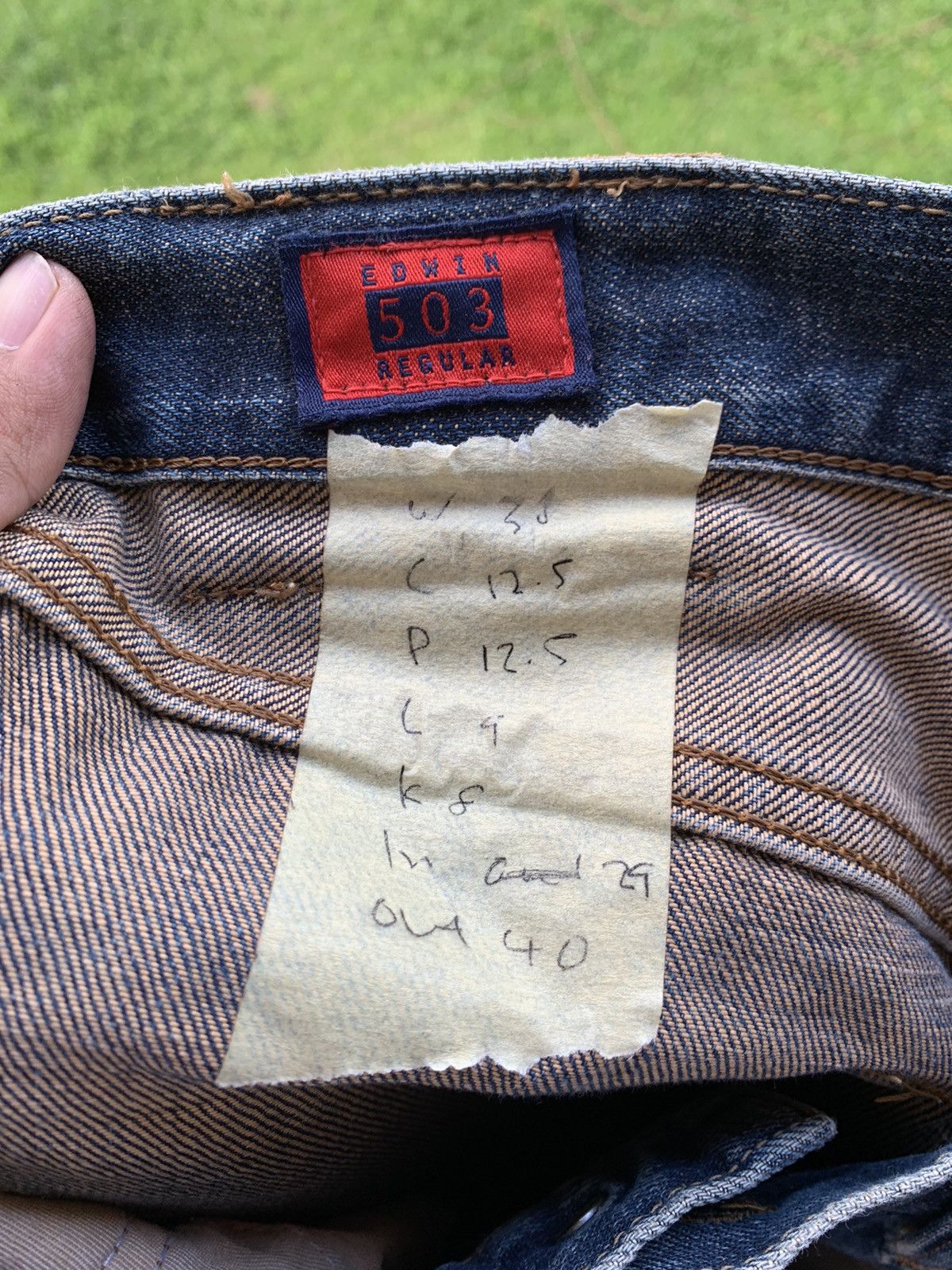 Edwin Vintage Edwin 503 Regular Season Denim Size US 33 - 8 Thumbnail