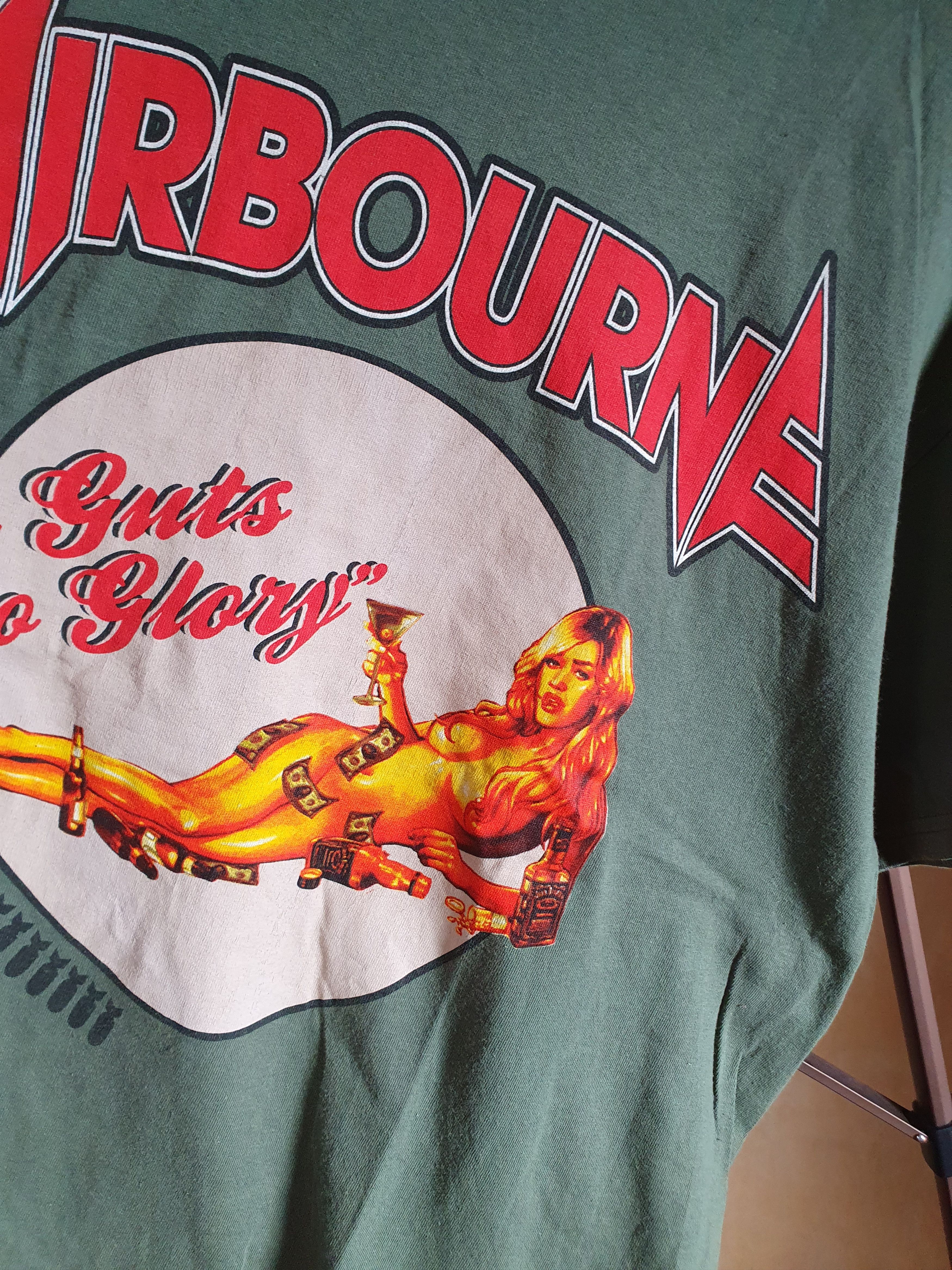 Band Tees Airbourne No Guts No Glory Band t-shirt sz L Size US L / EU 52-54 / 3 - 6 Thumbnail