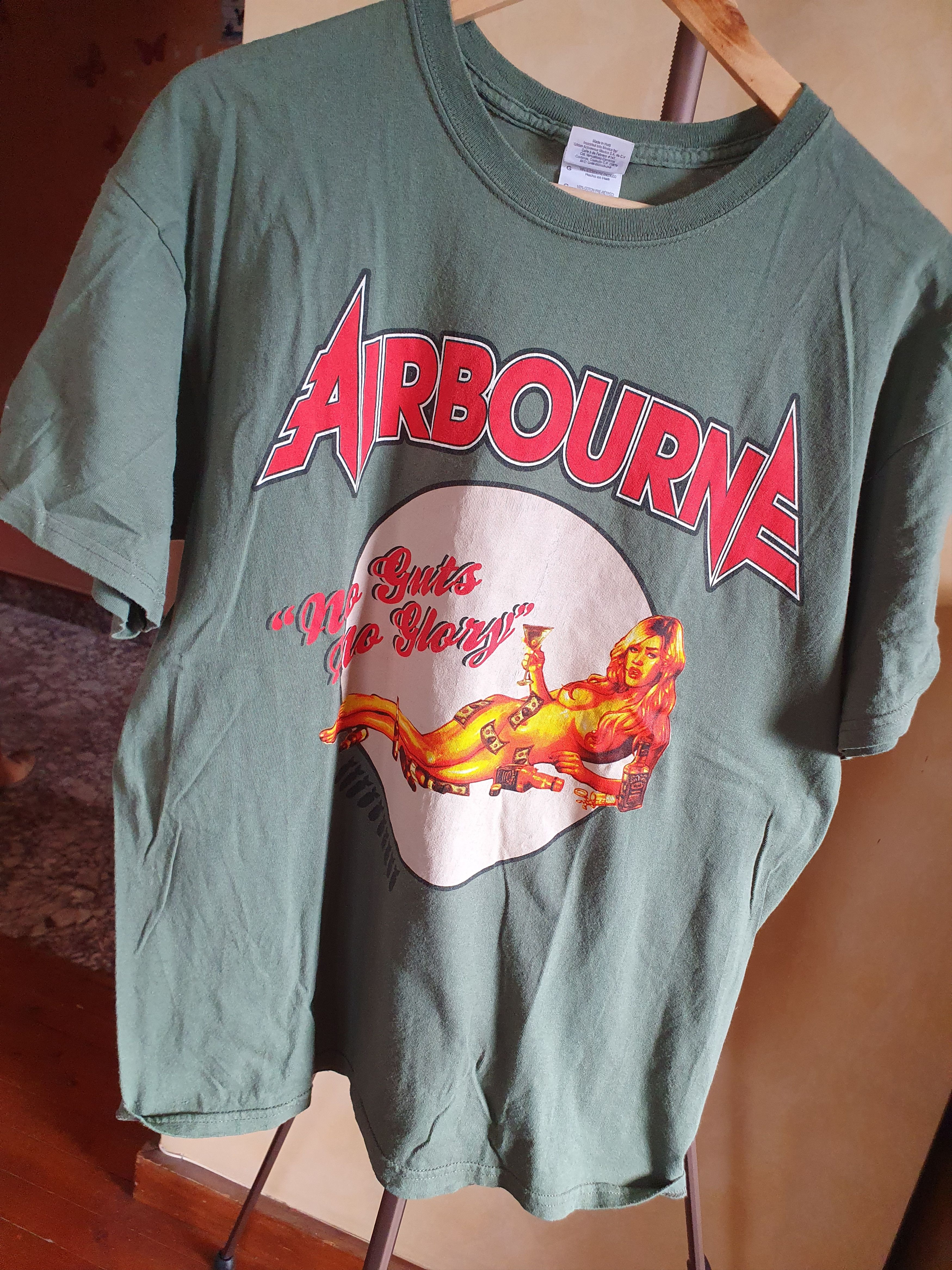 Band Tees Airbourne No Guts No Glory Band t-shirt sz L Size US L / EU 52-54 / 3 - 3 Thumbnail
