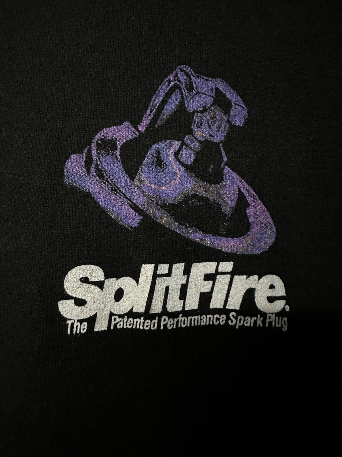 Fruit Of The Loom × Vintage Vintage 90s Splitfire Spark Plug Tee Racing Size US M / EU 48-50 / 2 - 7 Thumbnail