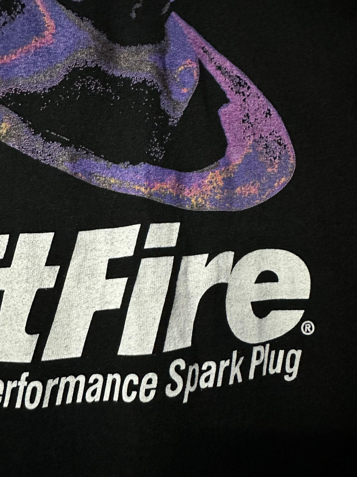Fruit Of The Loom × Vintage Vintage 90s Splitfire Spark Plug Tee Racing Size US M / EU 48-50 / 2 - 4 Thumbnail