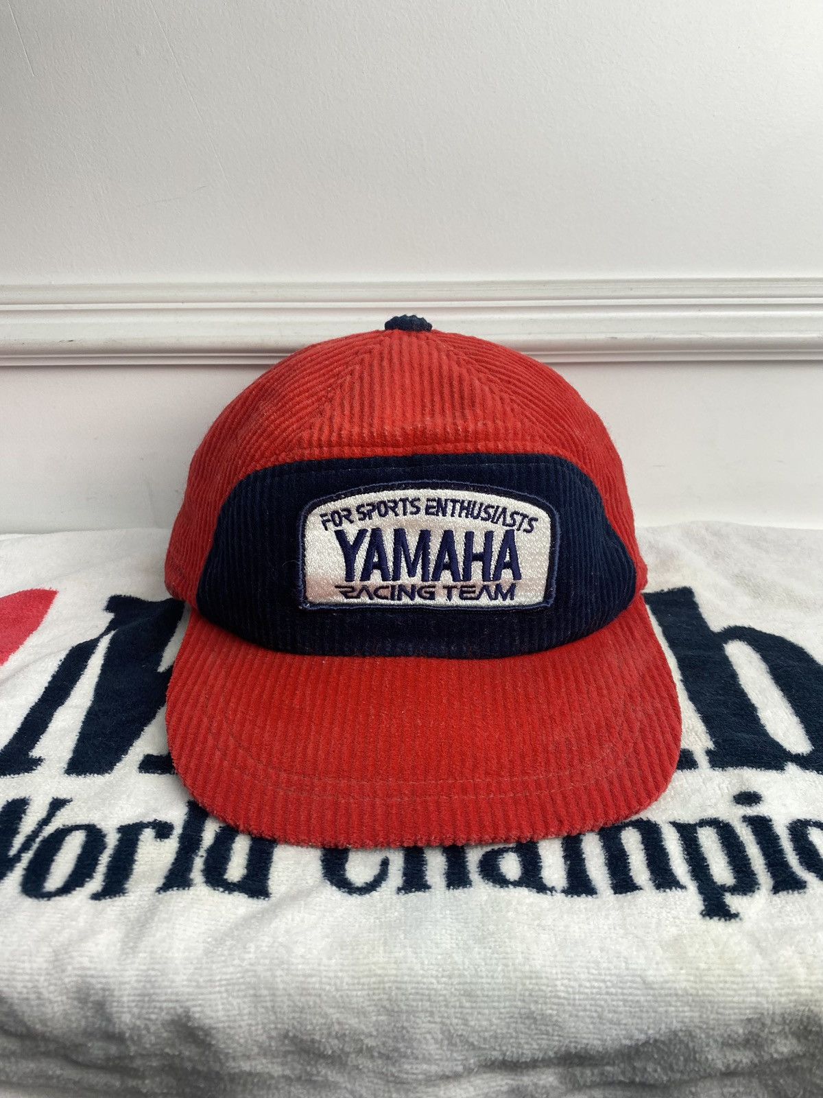Other 90s Yamaha Racing Team Coduroy Cap Size ONE SIZE - 2 Thumbnail