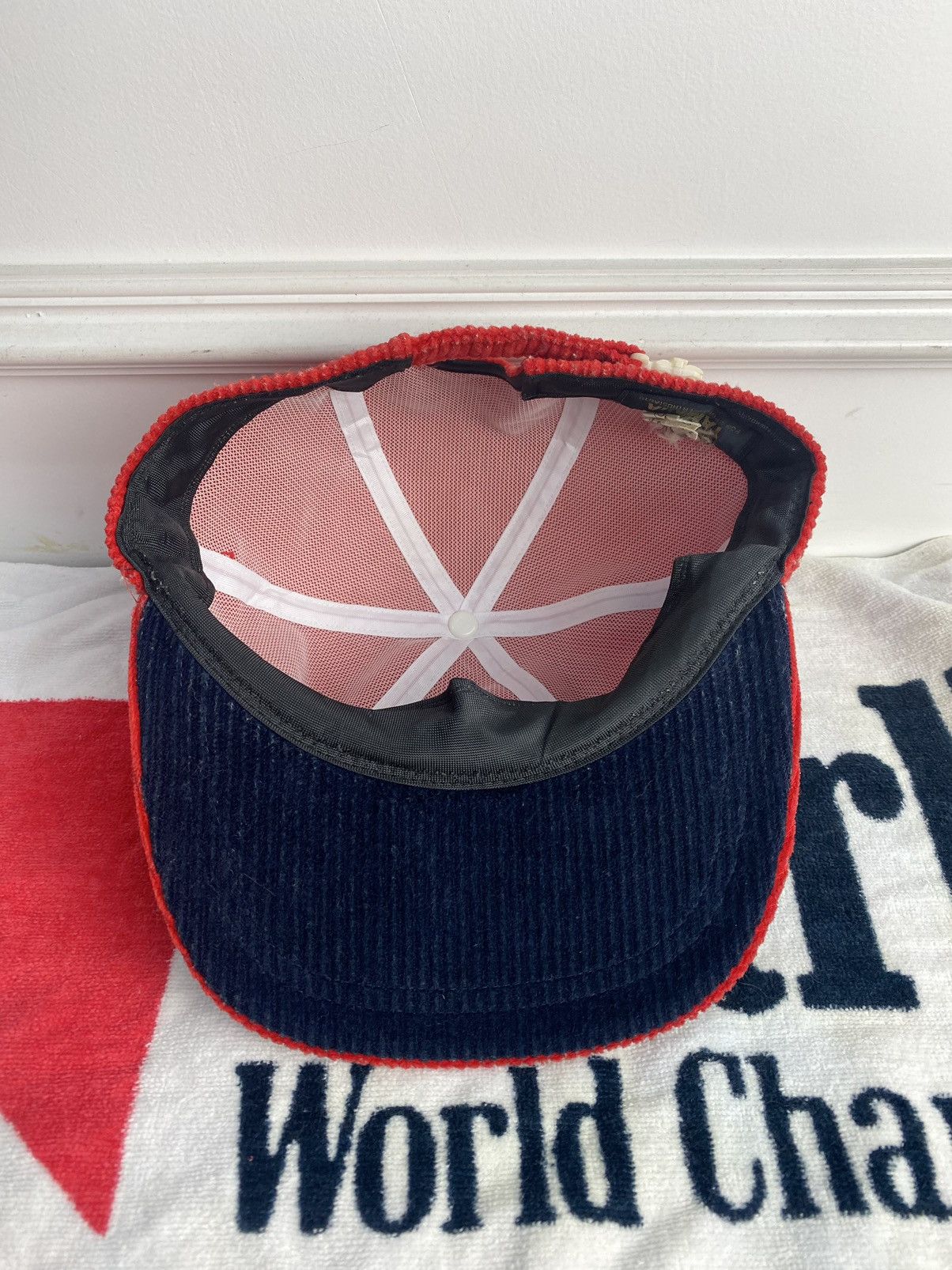 Other 90s Yamaha Racing Team Coduroy Cap Size ONE SIZE - 4 Thumbnail